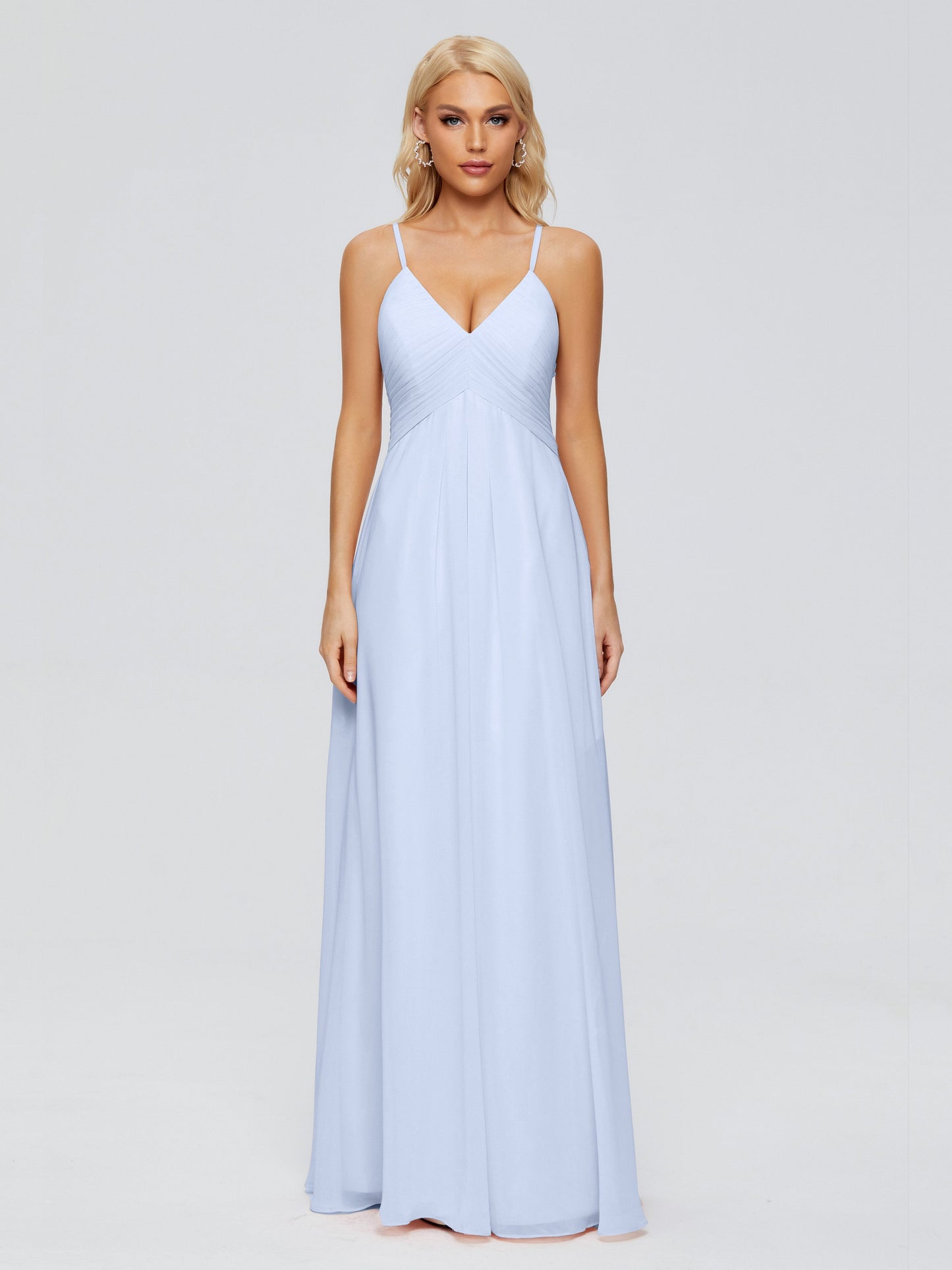 Hadley Spaghetti Straps Chiffon Bridesmaid Dresses