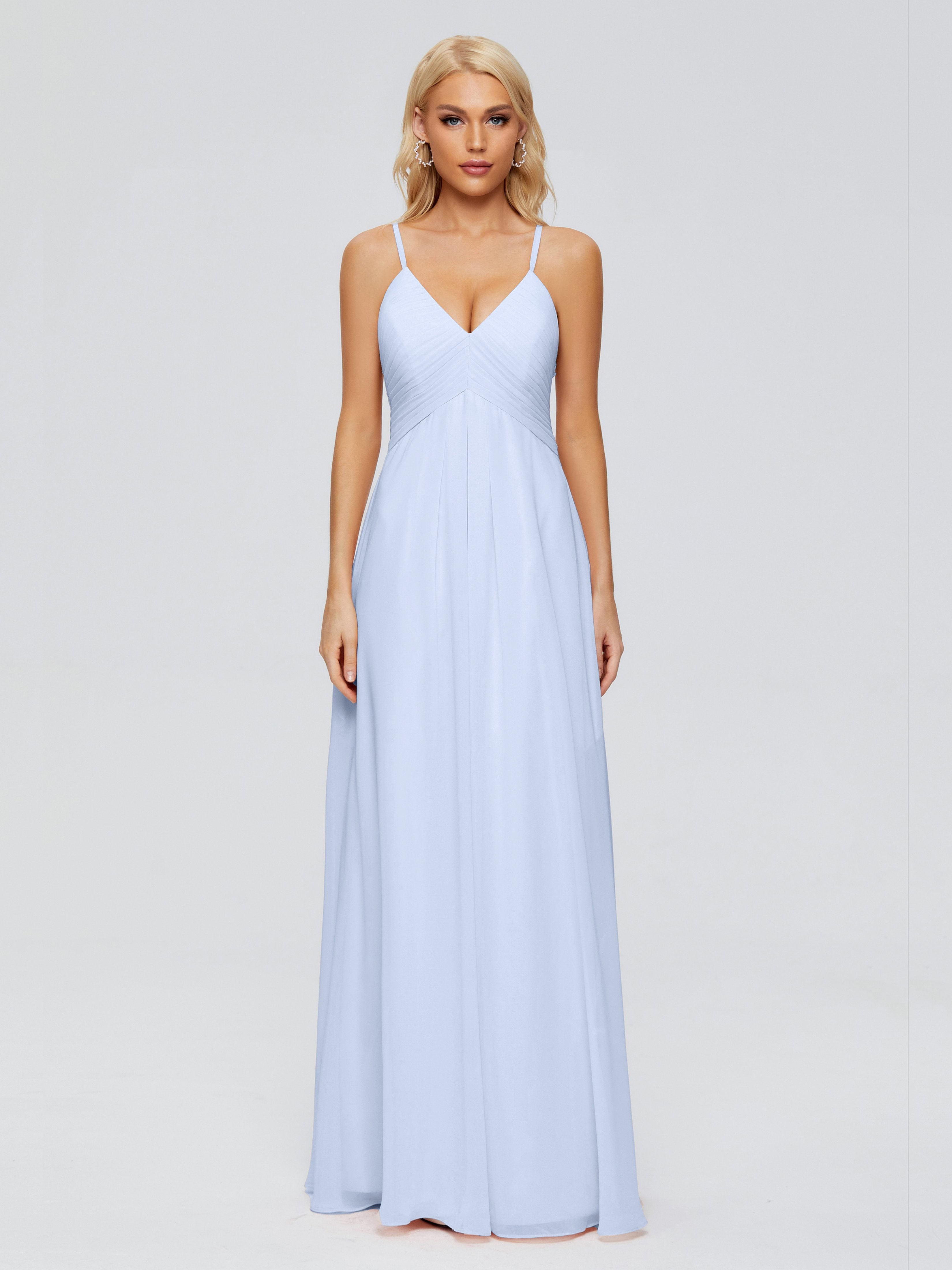 Hadley Spaghetti Straps Chiffon Bridesmaid Dresses