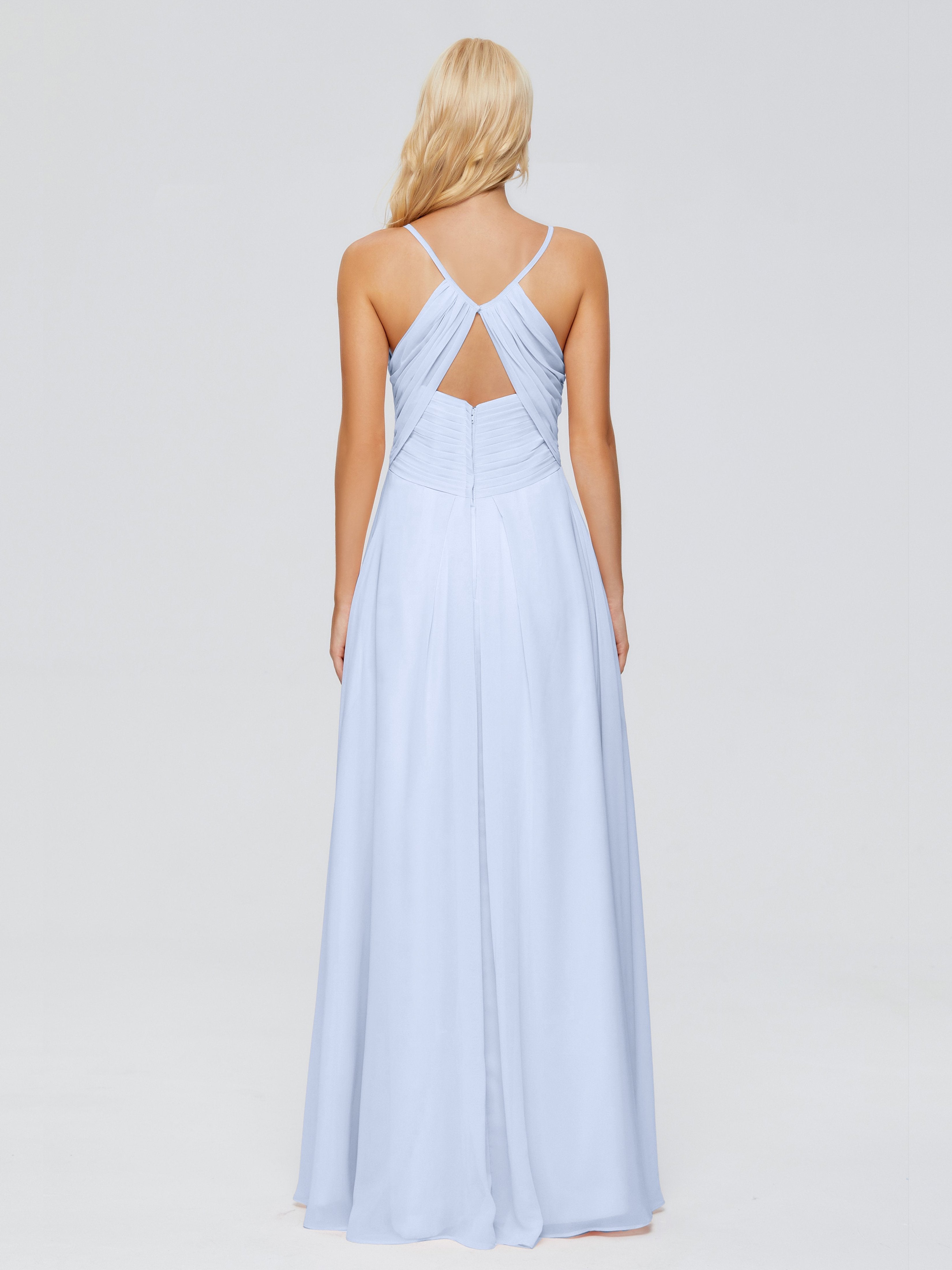 Hadley Spaghetti Straps Chiffon Bridesmaid Dresses