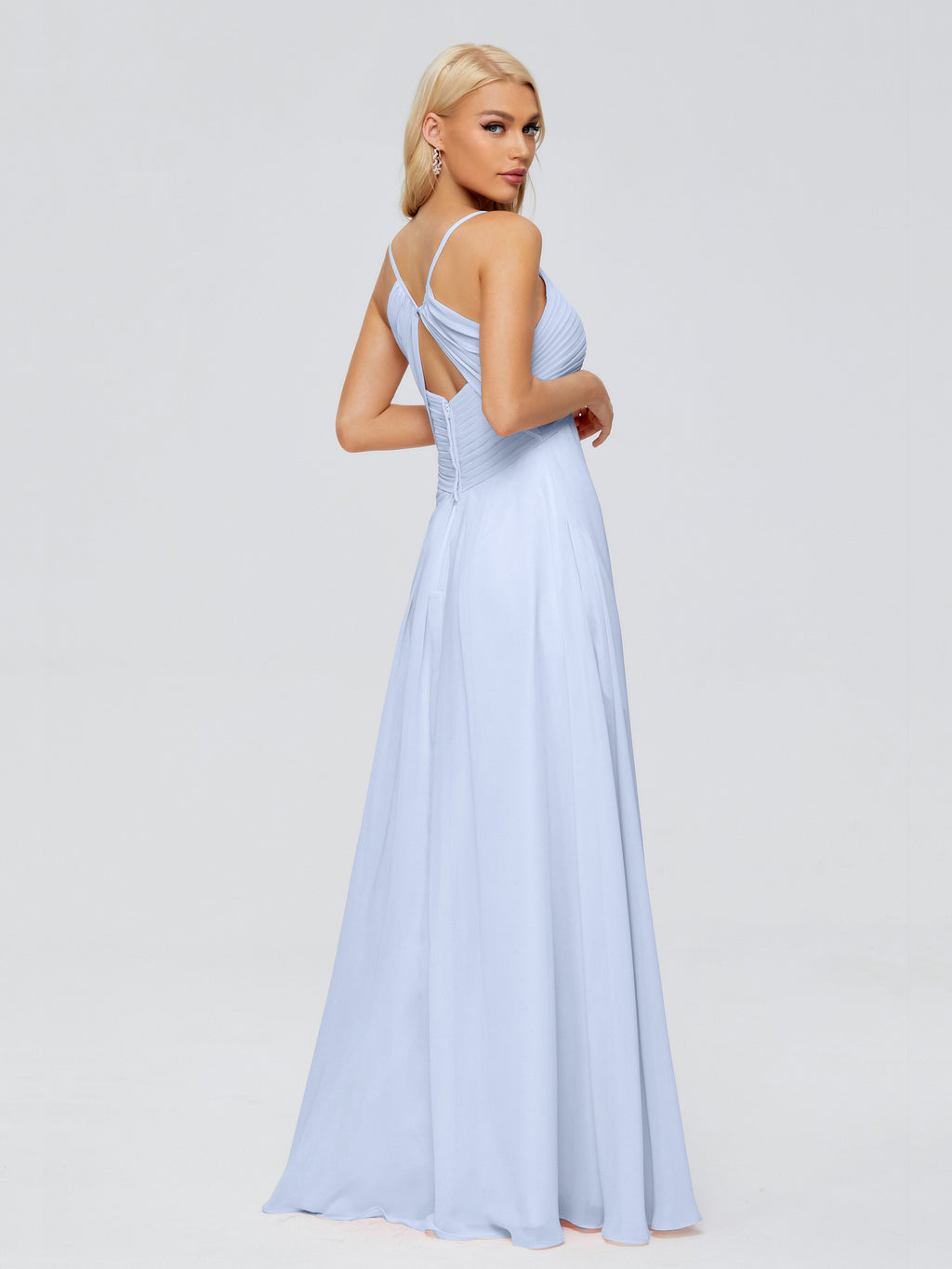 Hadley Spaghetti Straps Chiffon Bridesmaid Dresses