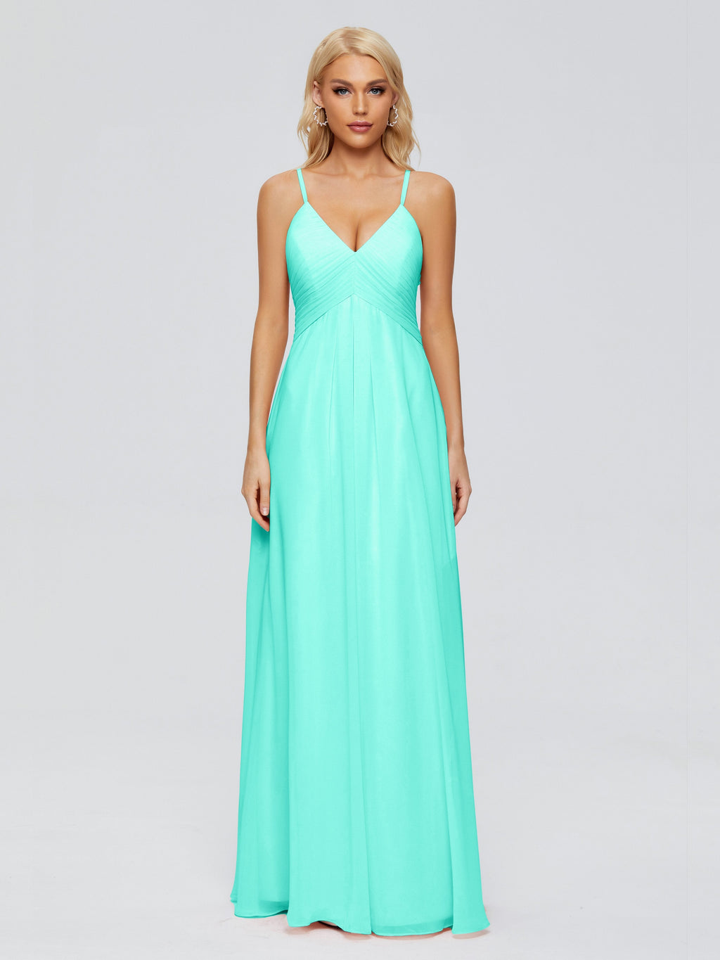 Hadley Spaghetti Straps Chiffon Bridesmaid Dresses