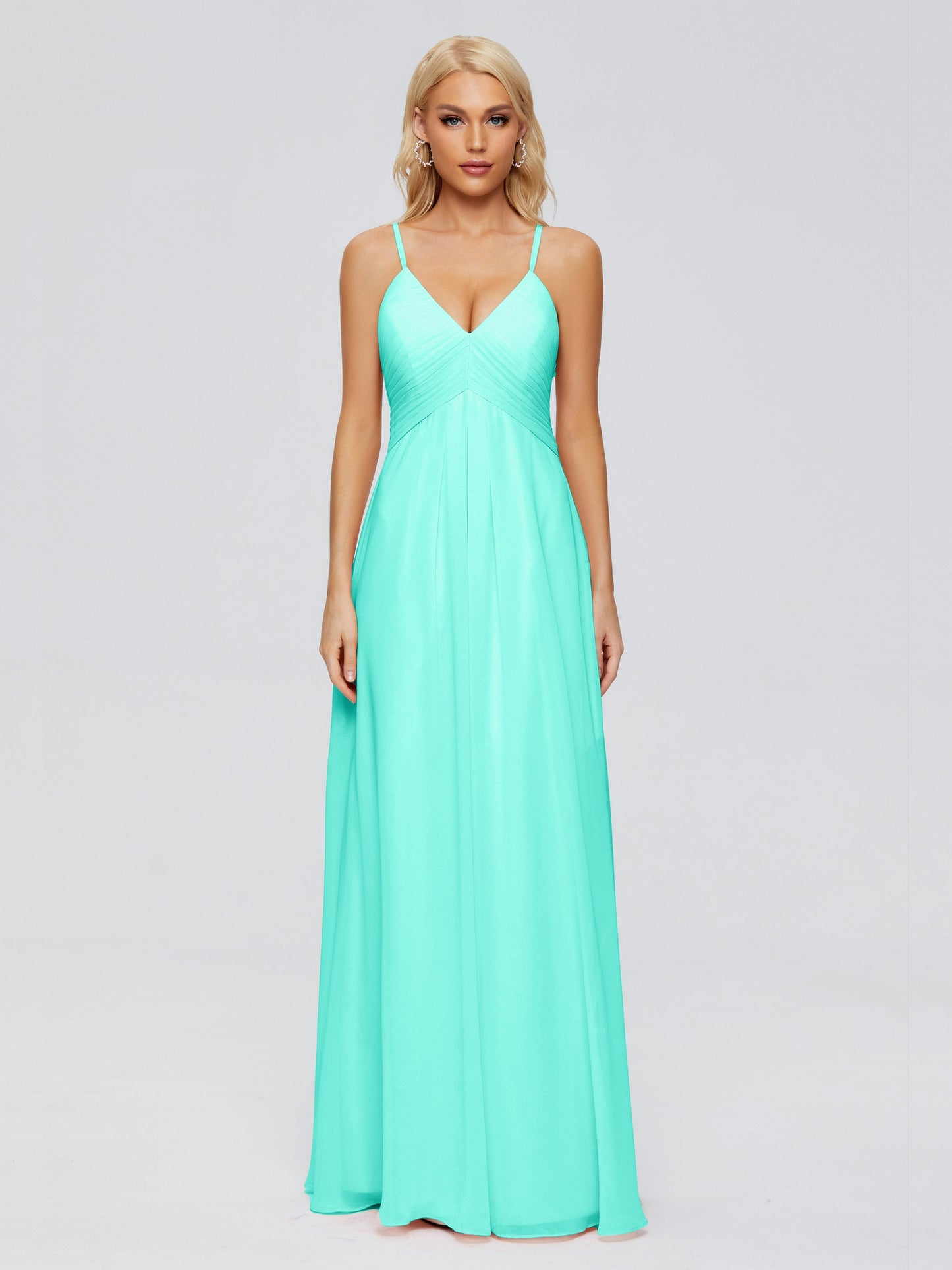 Hadley Spaghetti Straps Chiffon Bridesmaid Dresses