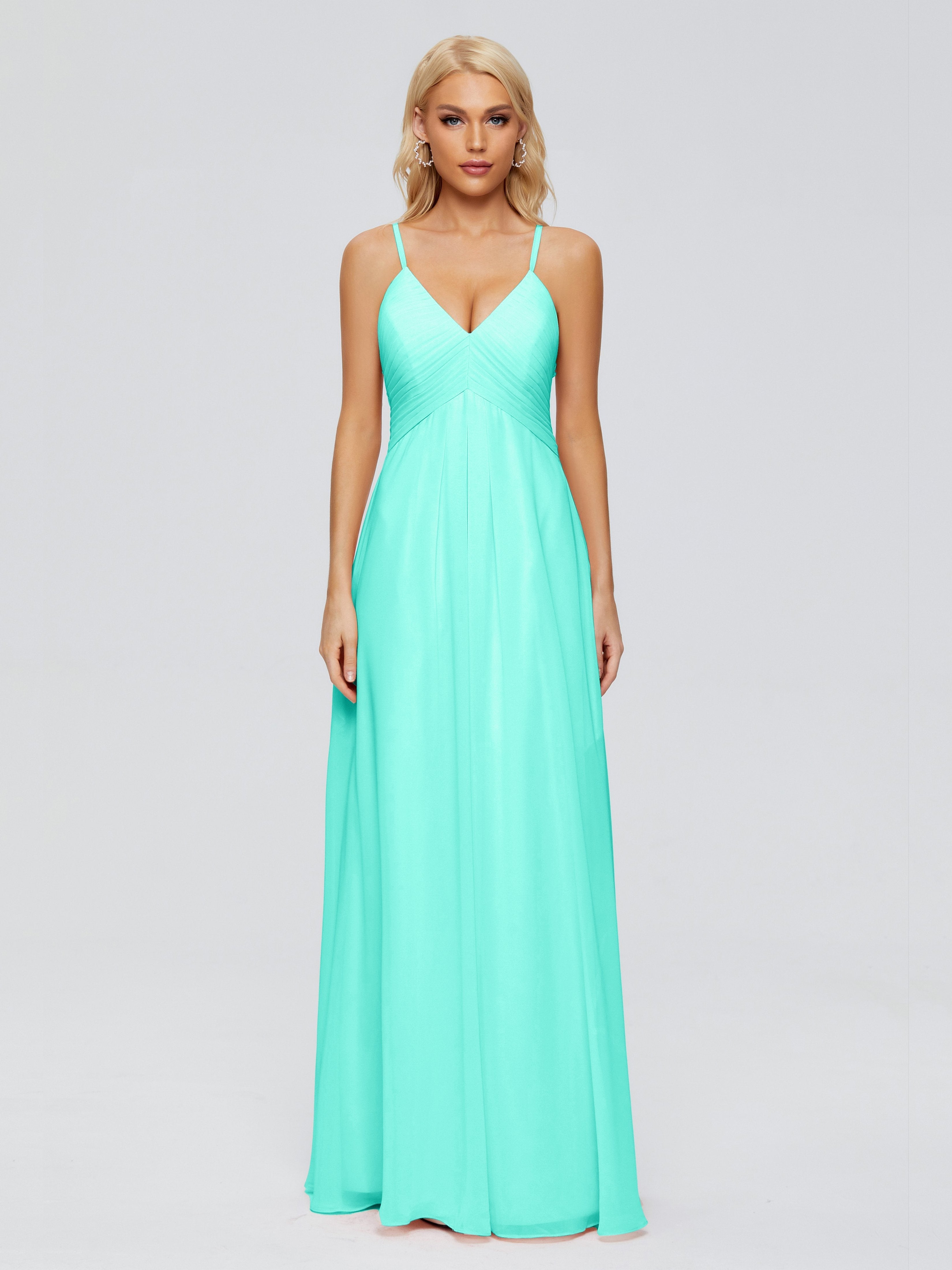 Hadley Spaghetti Straps Chiffon Bridesmaid Dresses