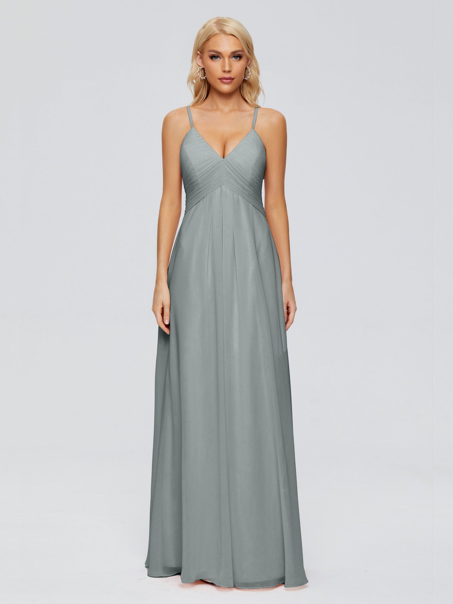Hadley Spaghetti Straps Chiffon Bridesmaid Dresses