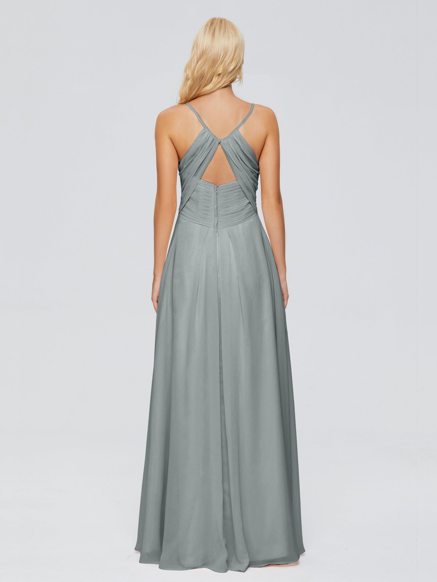 Hadley Spaghetti Straps Chiffon Bridesmaid Dresses