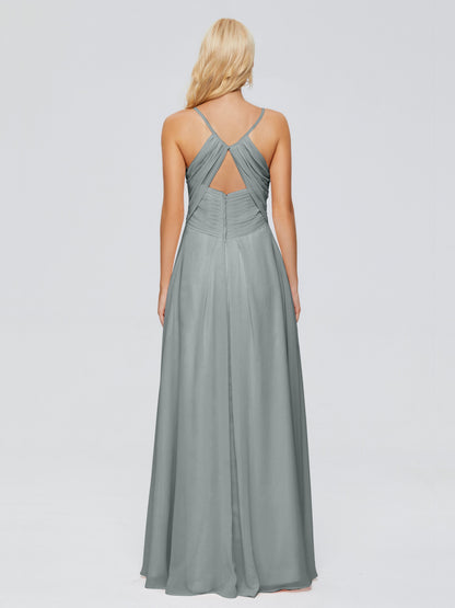 Hadley Spaghetti Straps Chiffon Bridesmaid Dresses