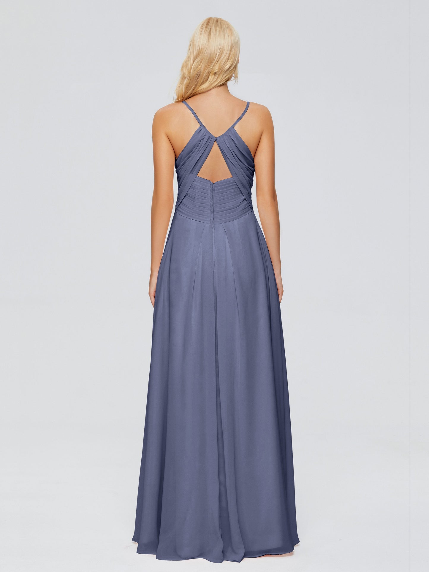 Hadley Spaghetti Straps Chiffon Bridesmaid Dresses
