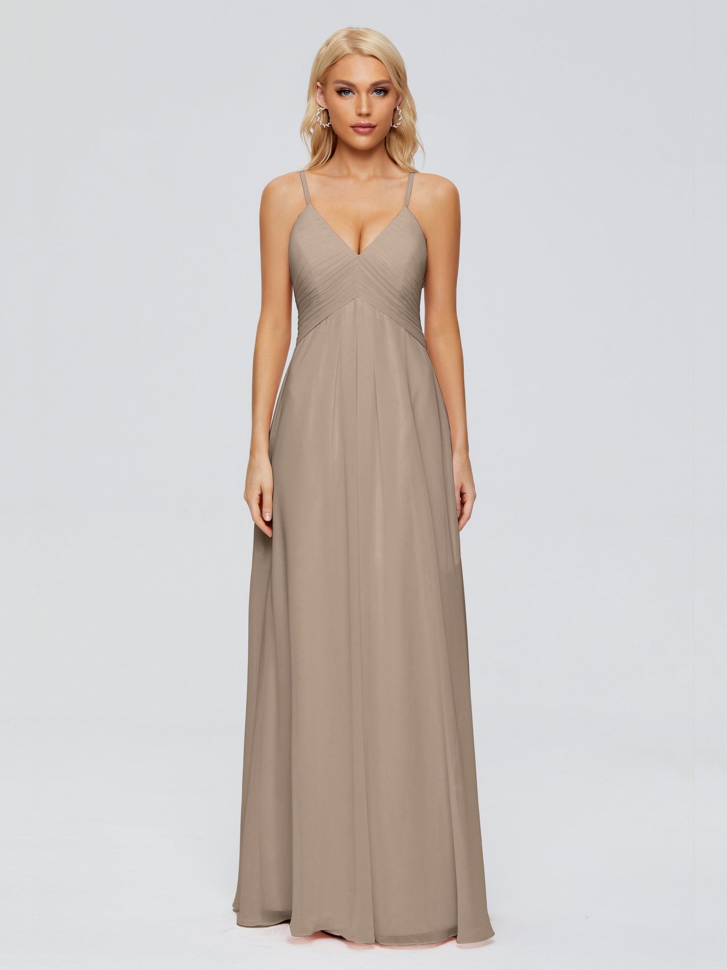 Hadley Spaghetti Straps Chiffon Bridesmaid Dresses