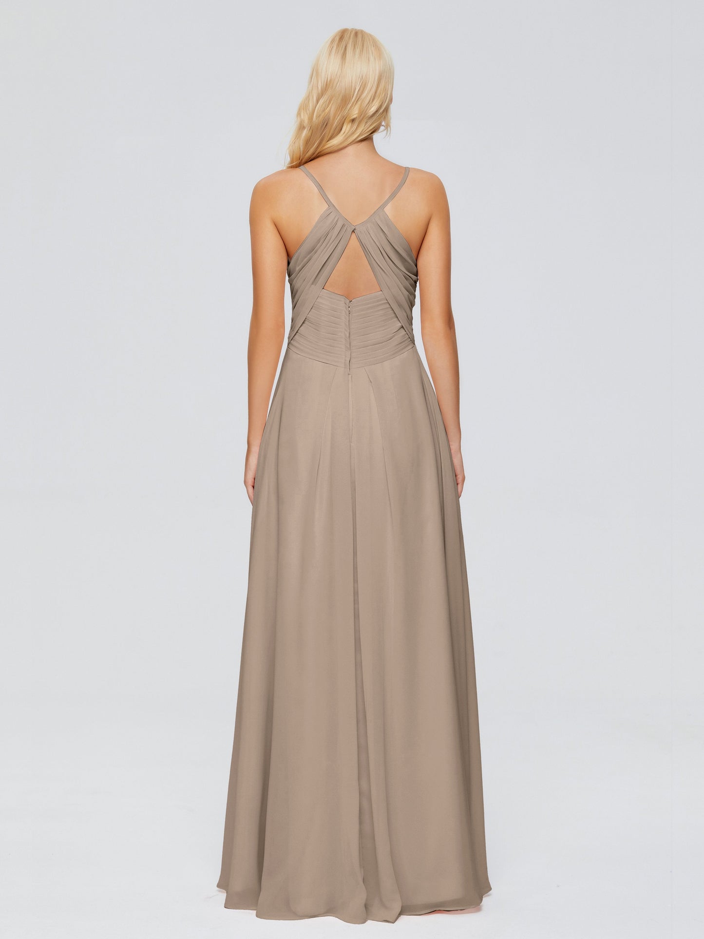 Hadley Spaghetti Straps Chiffon Bridesmaid Dresses
