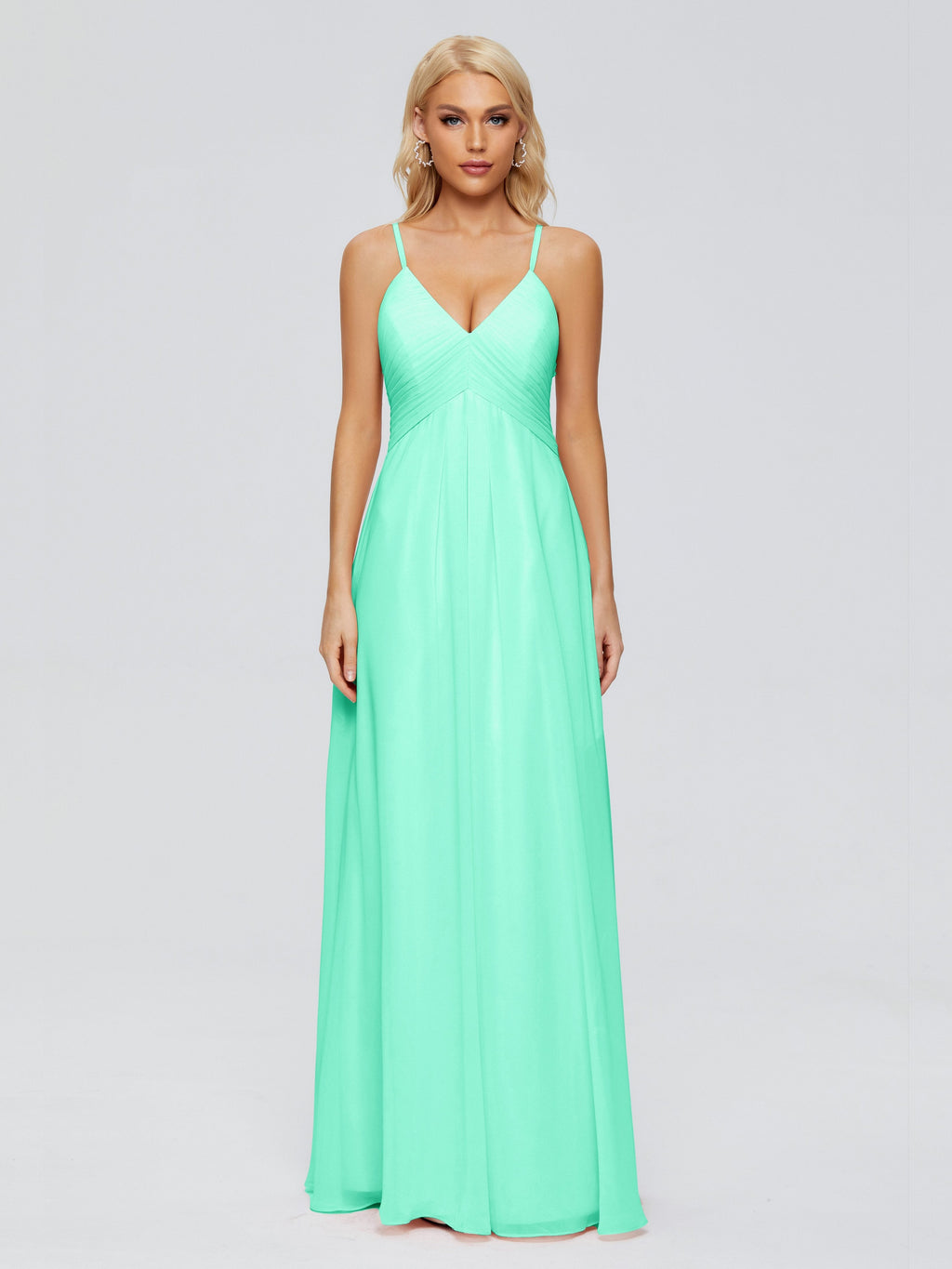 Hadley Spaghetti Straps Chiffon Bridesmaid Dresses