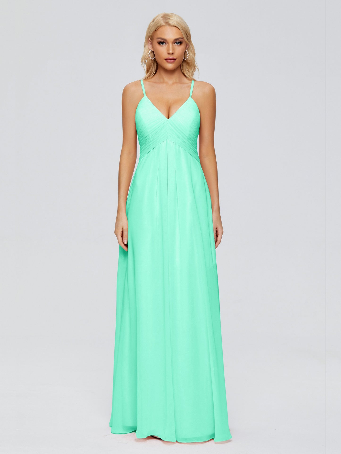 Hadley Spaghetti Straps Chiffon Bridesmaid Dresses