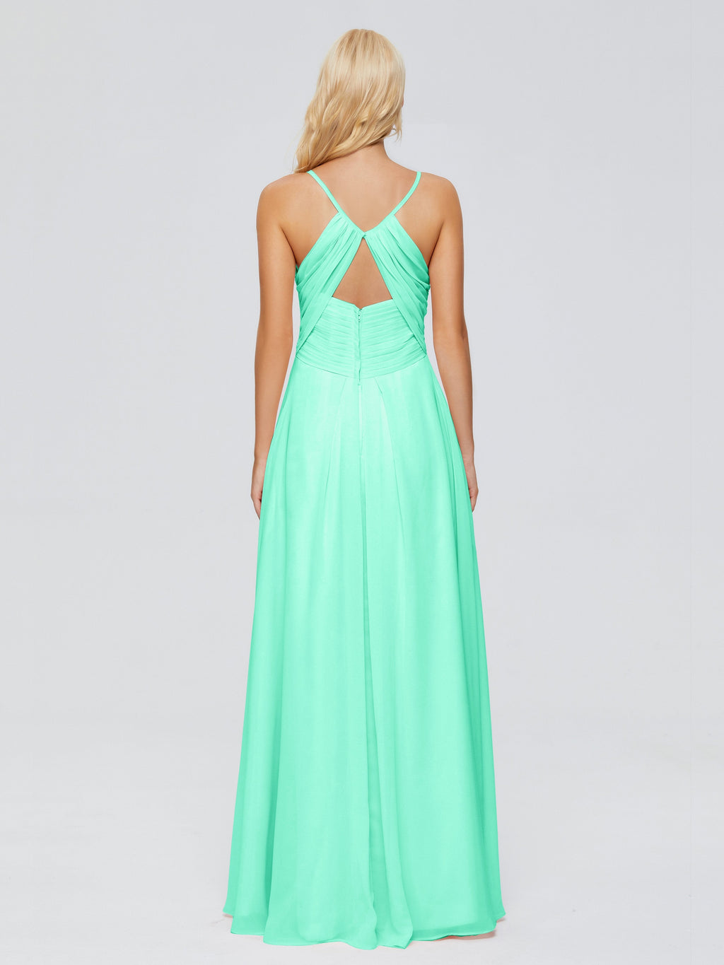 Hadley Spaghetti Straps Chiffon Bridesmaid Dresses