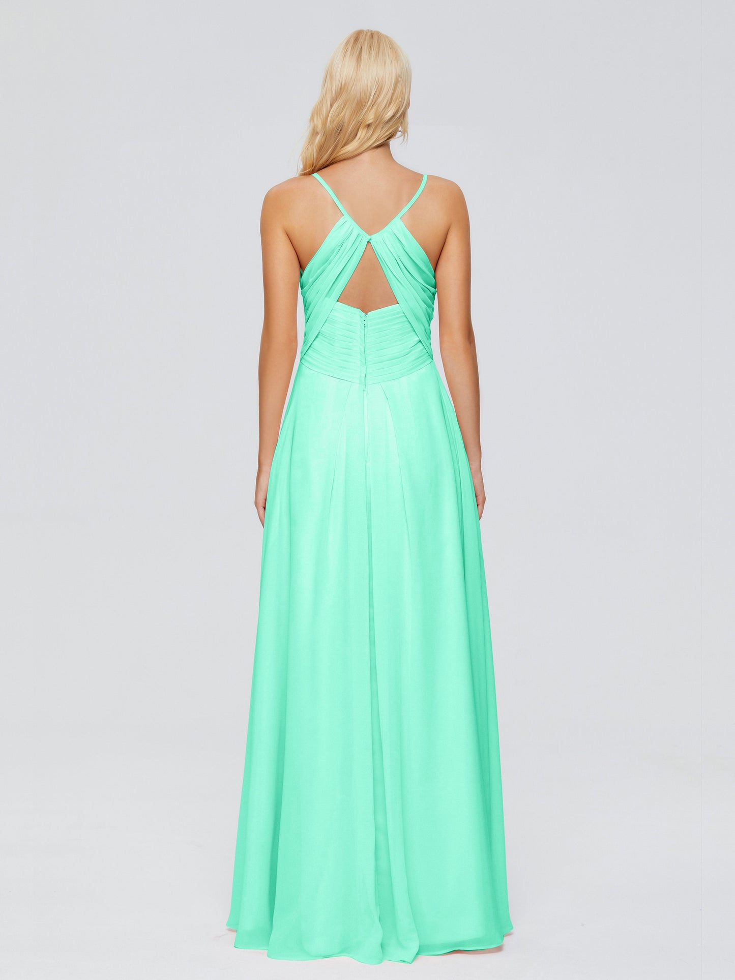 Hadley Spaghetti Straps Chiffon Bridesmaid Dresses