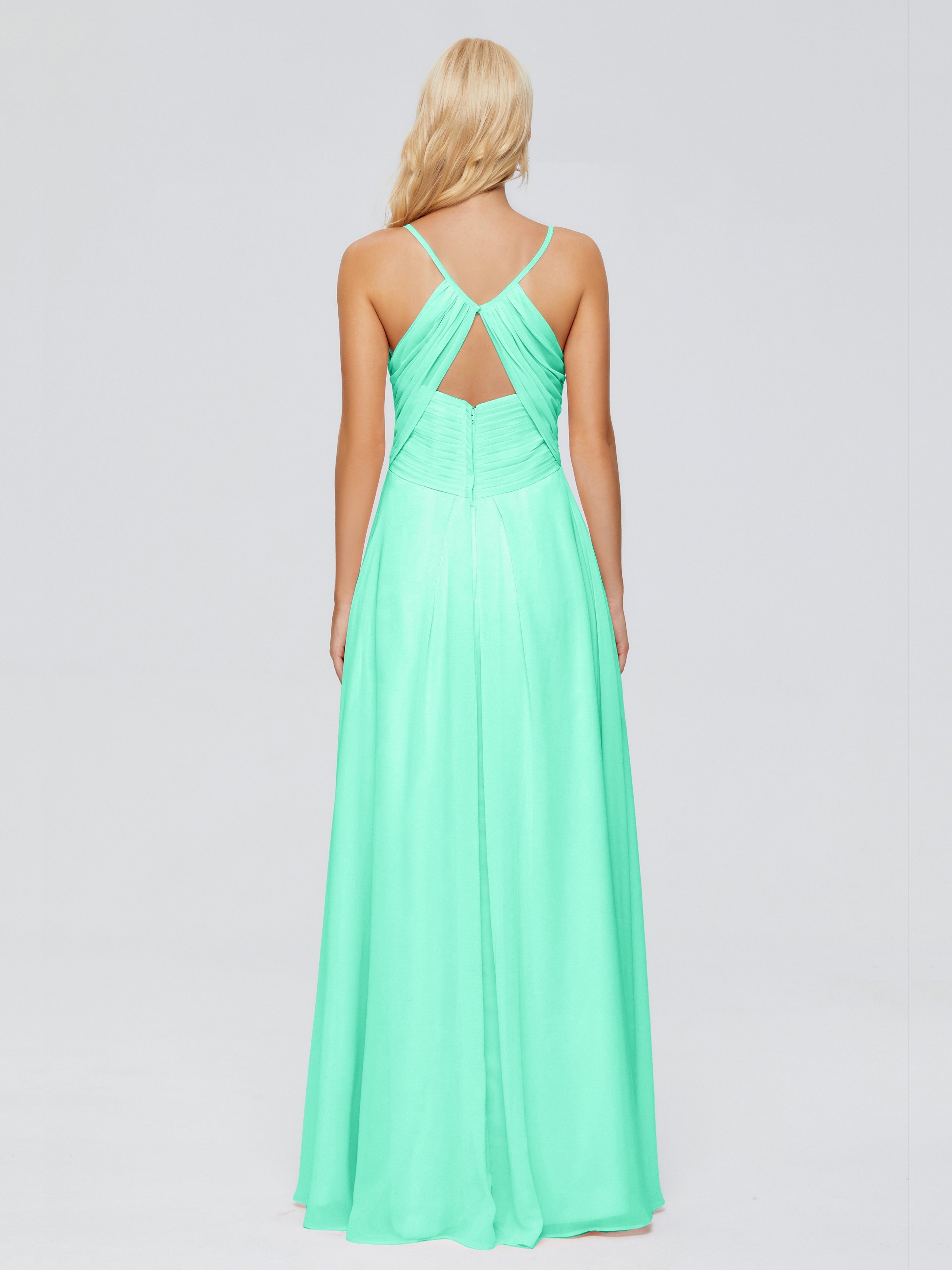 Hadley Spaghetti Straps Chiffon Bridesmaid Dresses
