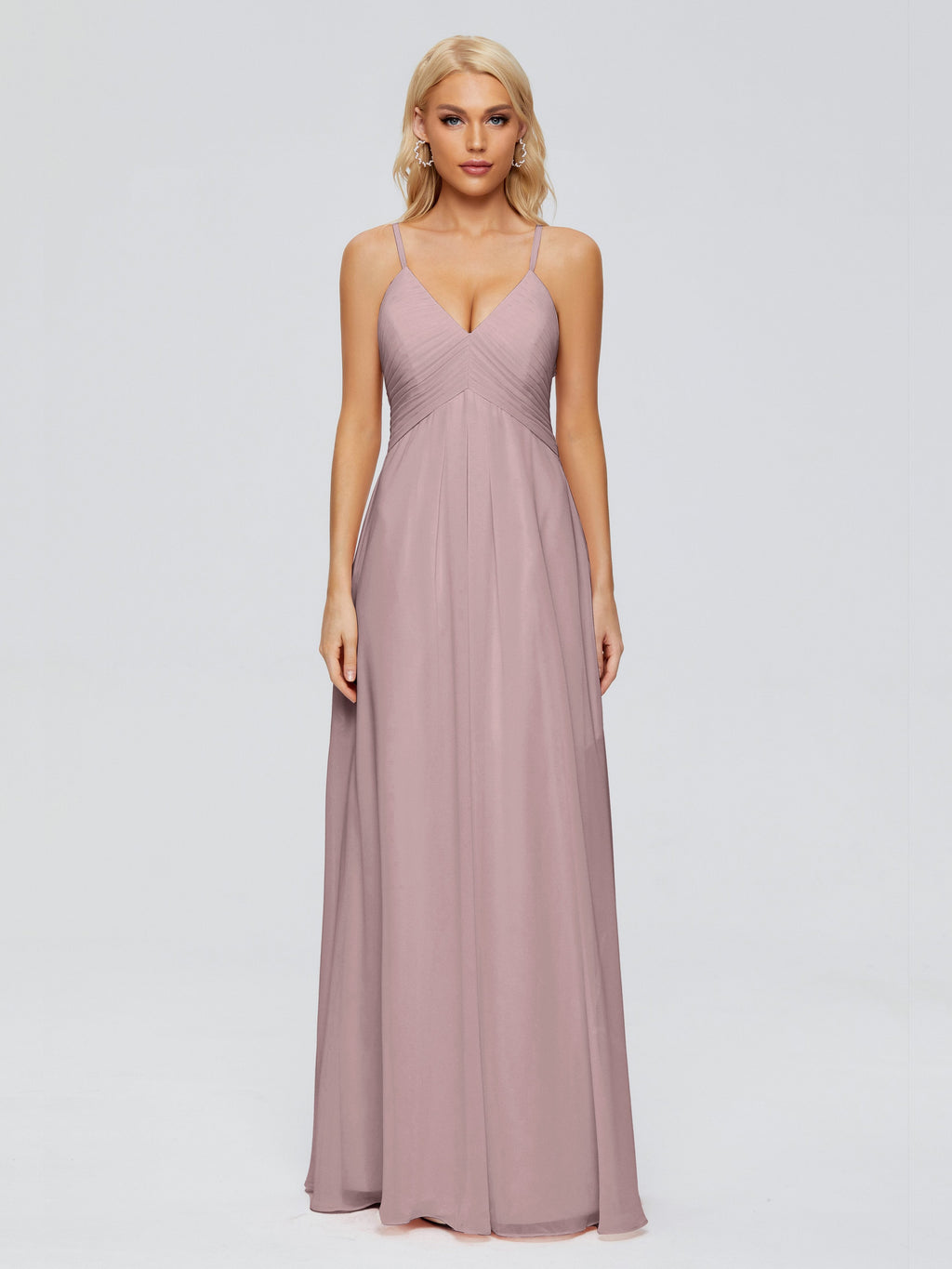 Hadley Spaghetti Straps Chiffon Bridesmaid Dresses