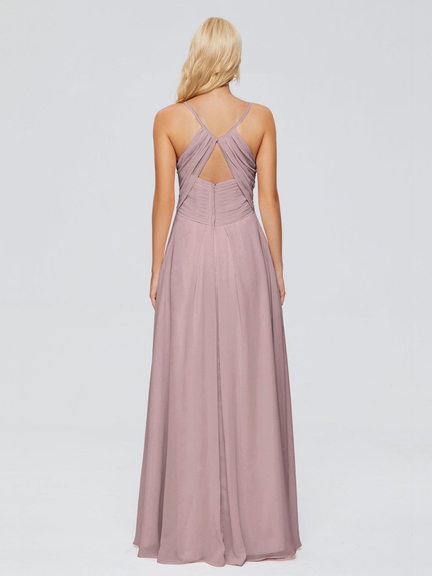 Hadley Spaghetti Straps Chiffon Bridesmaid Dresses
