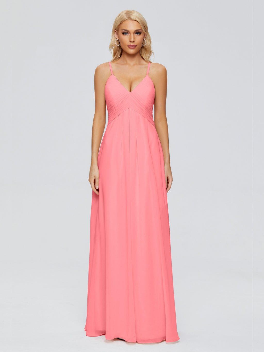 Hadley Spaghetti Straps Chiffon Bridesmaid Dresses