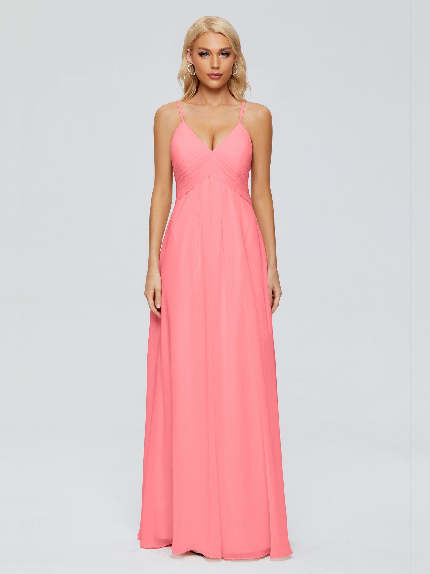 Hadley Spaghetti Straps Chiffon Bridesmaid Dresses