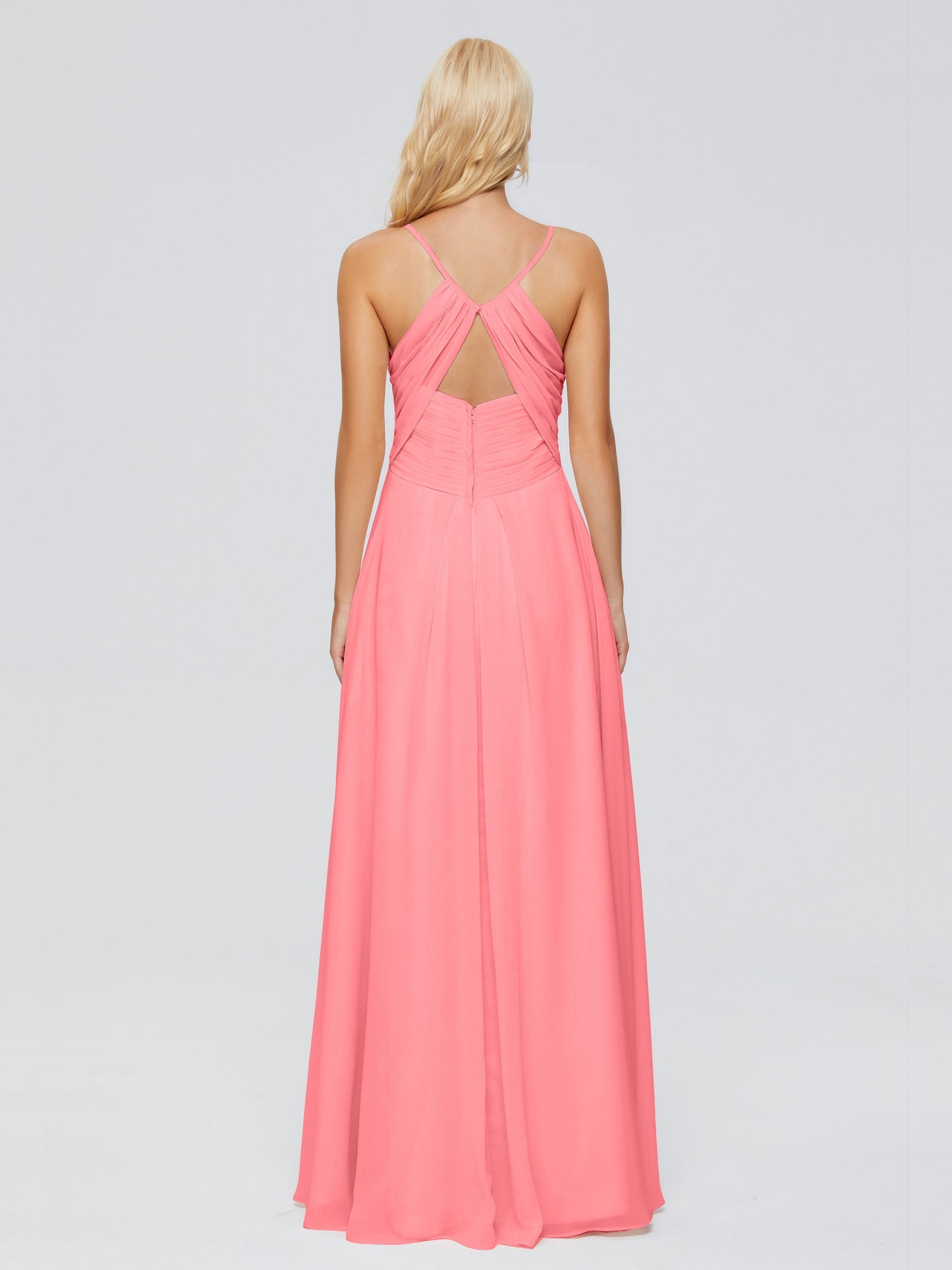 Hadley Spaghetti Straps Chiffon Bridesmaid Dresses