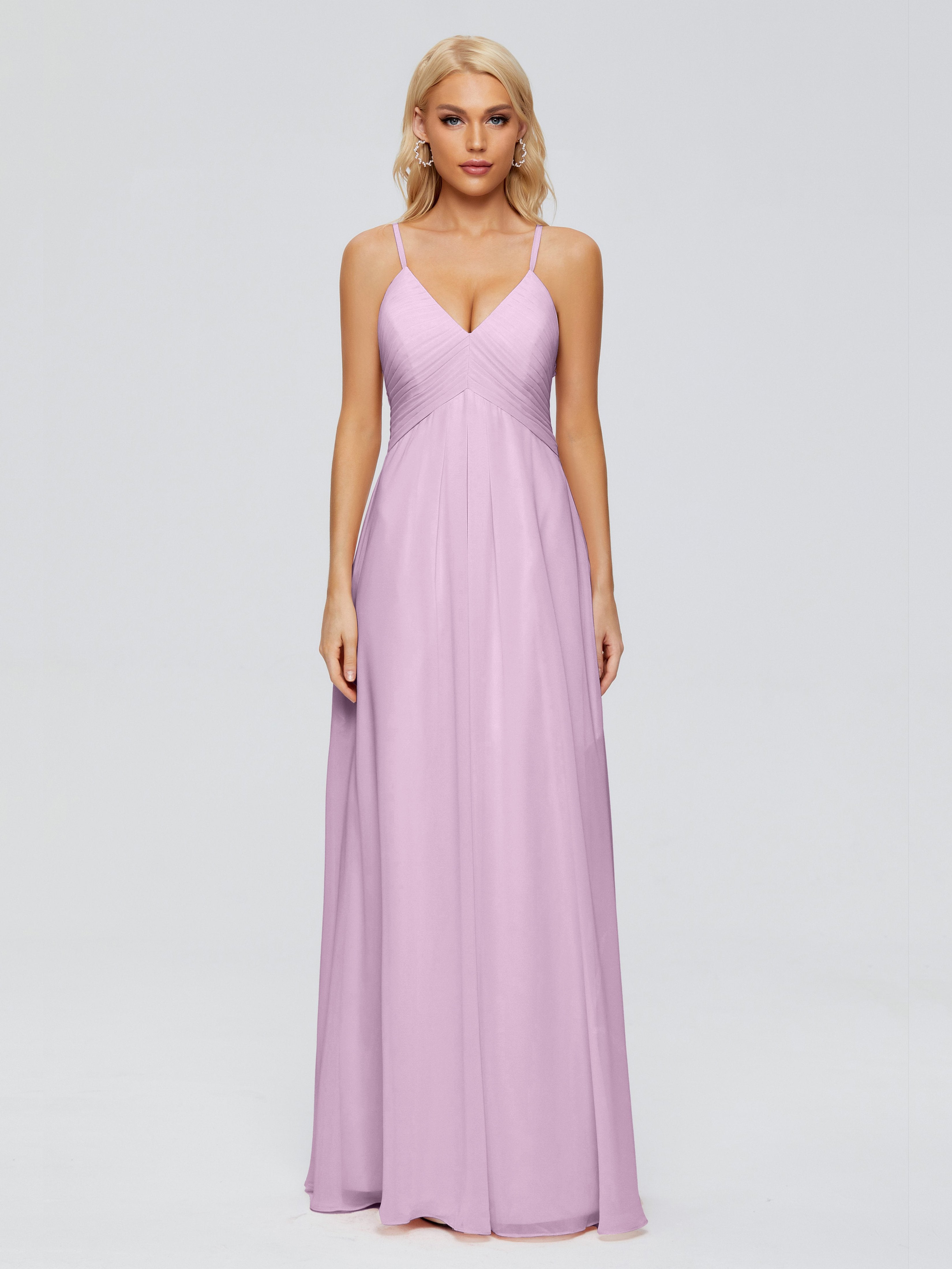 Hadley Spaghetti Straps Chiffon Bridesmaid Dresses