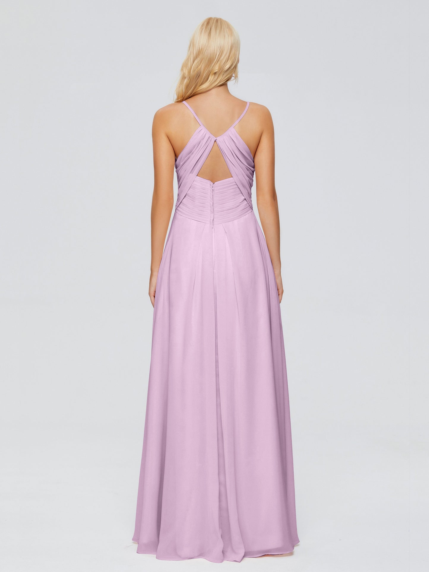 Hadley Spaghetti Straps Chiffon Bridesmaid Dresses