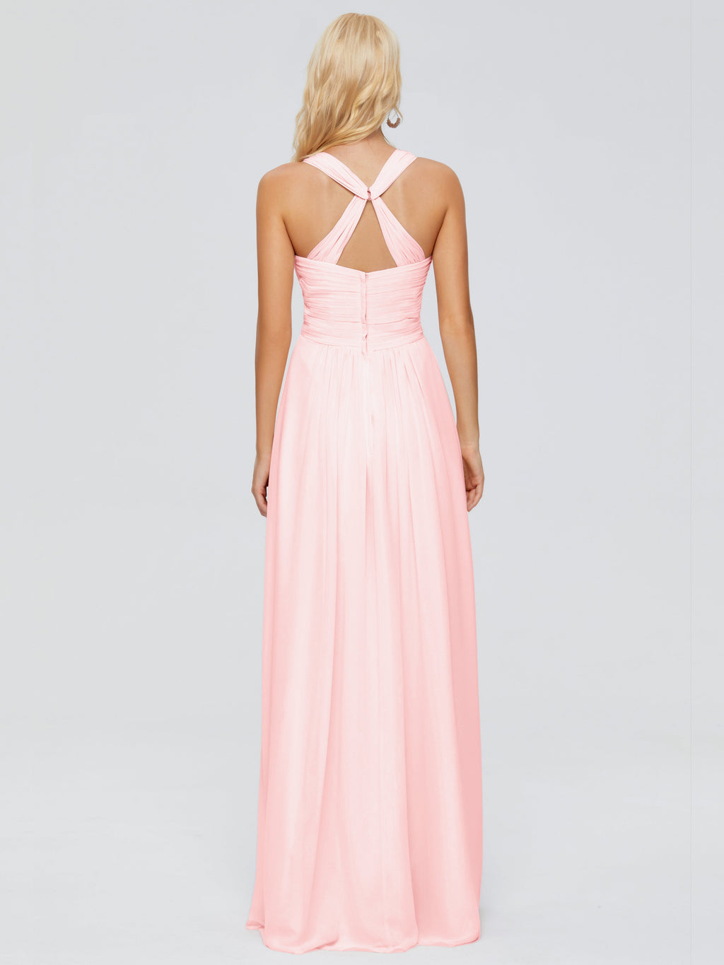 Josephine Spaghetti Straps Chiffon Bridesmaid Dresses