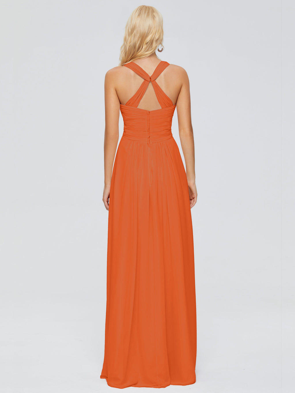 Josephine Spaghetti Straps Chiffon Bridesmaid Dresses