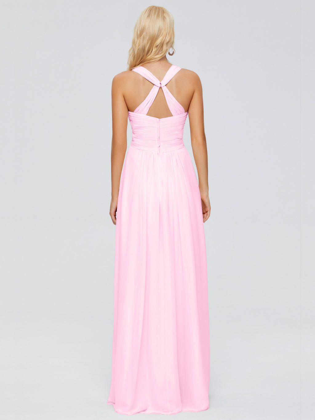 Josephine Spaghetti Straps Chiffon Bridesmaid Dresses