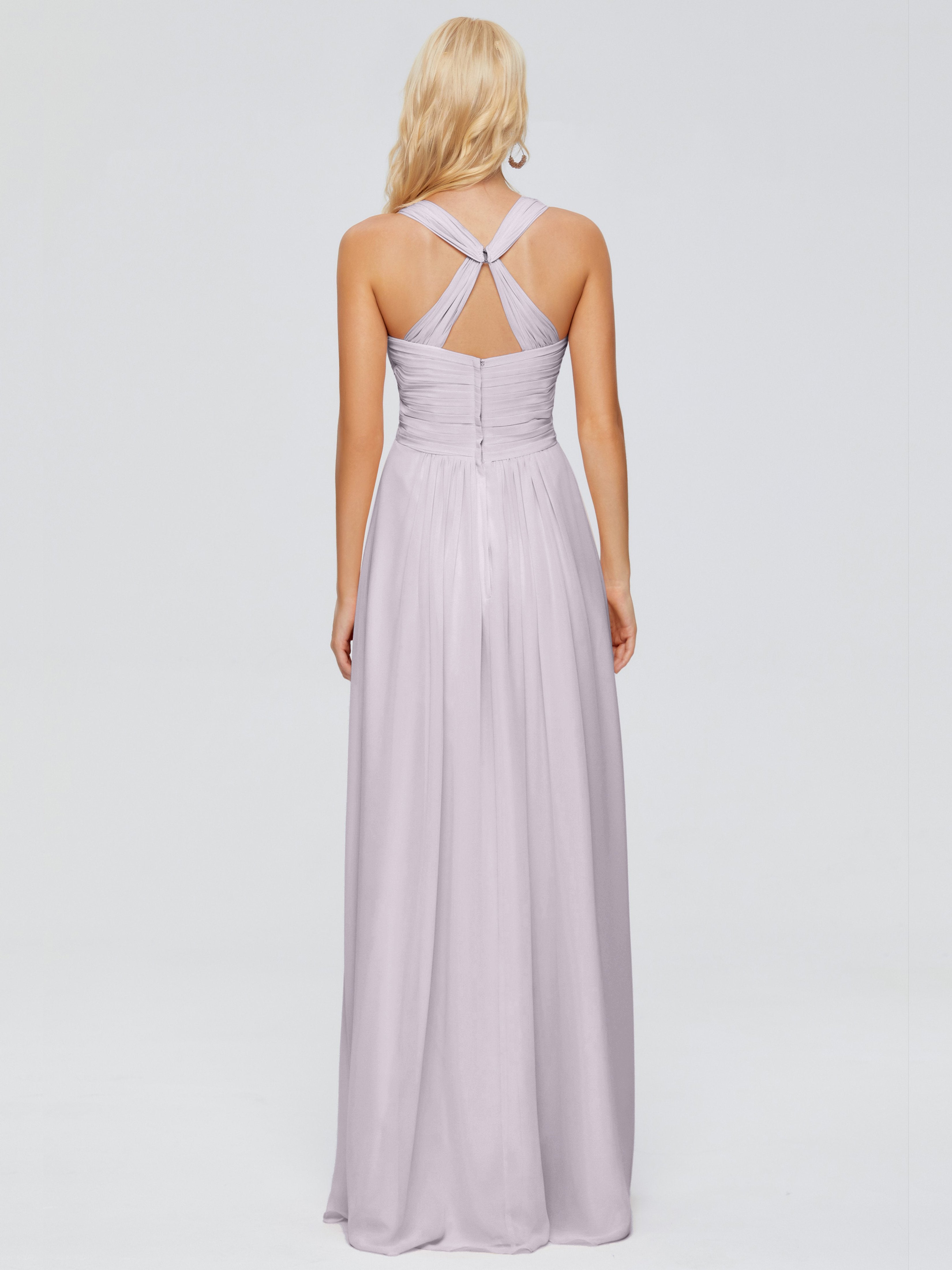 Josephine Spaghetti Straps Chiffon Bridesmaid Dresses