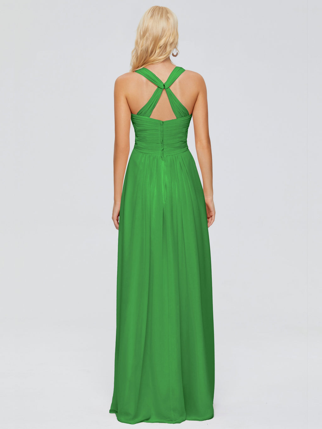 Josephine Spaghetti Straps Chiffon Bridesmaid Dresses