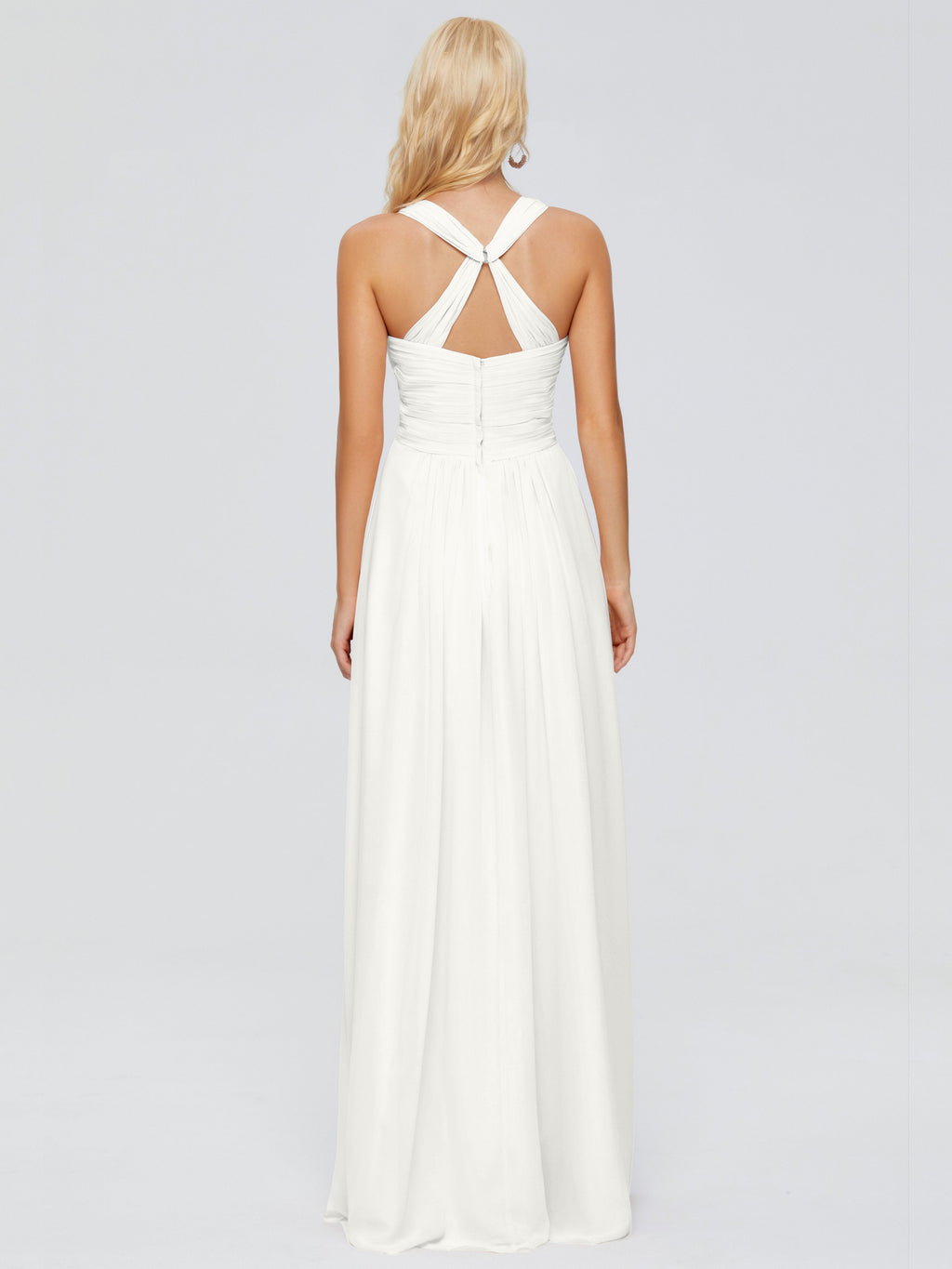 Josephine Spaghetti Straps Chiffon Bridesmaid Dresses