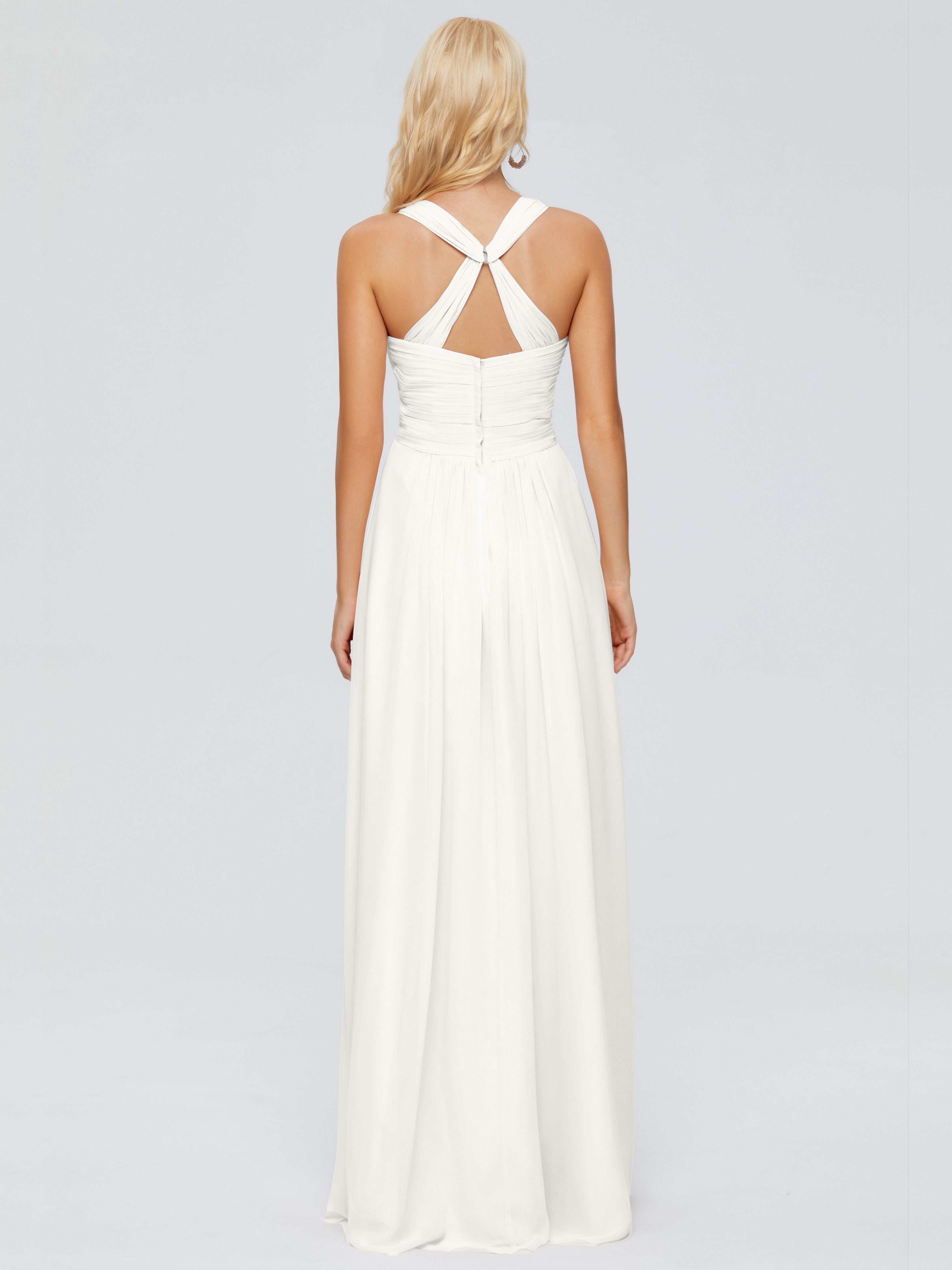 Josephine Spaghetti Straps Chiffon Bridesmaid Dresses