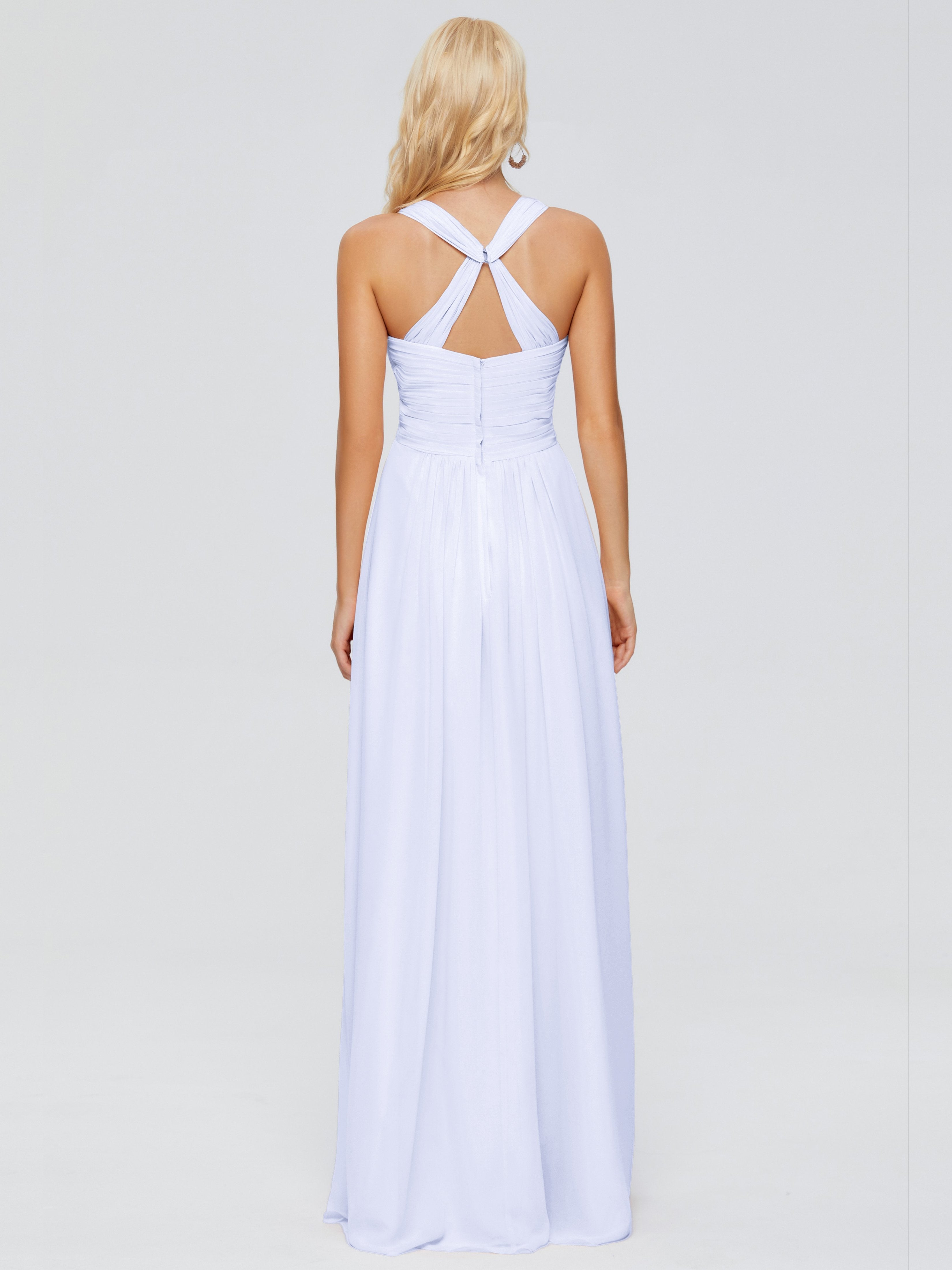 Josephine Spaghetti Straps Chiffon Bridesmaid Dresses