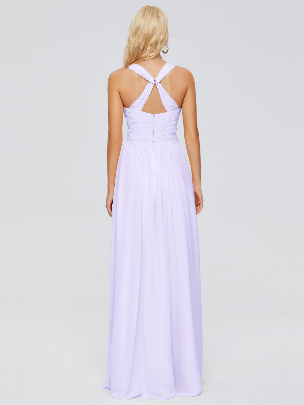 Josephine Spaghetti Straps Chiffon Bridesmaid Dresses