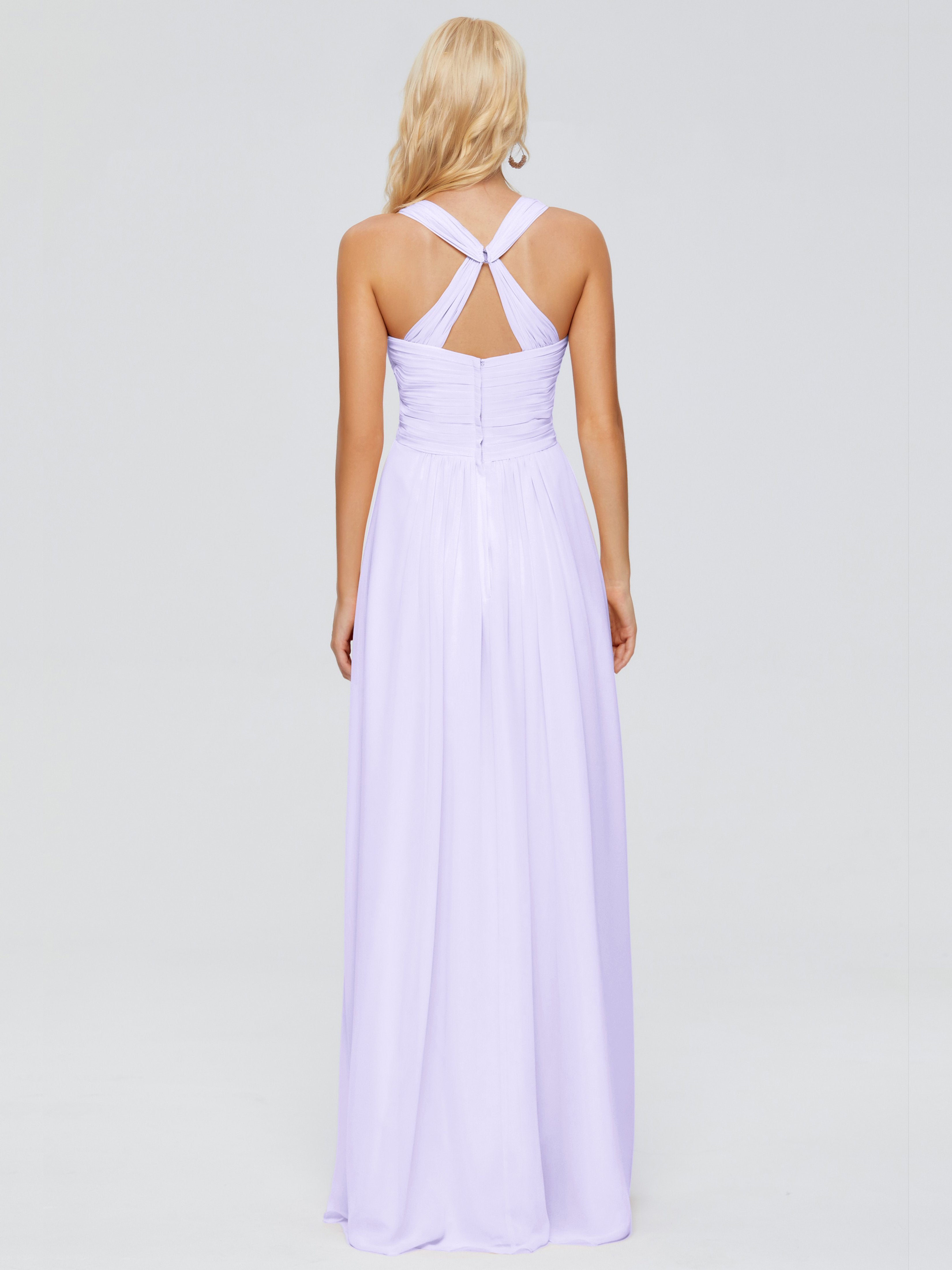 Josephine Spaghetti Straps Chiffon Bridesmaid Dresses