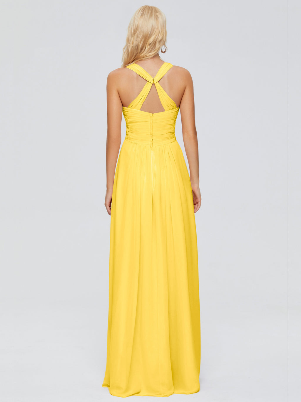 Josephine Spaghetti Straps Chiffon Bridesmaid Dresses