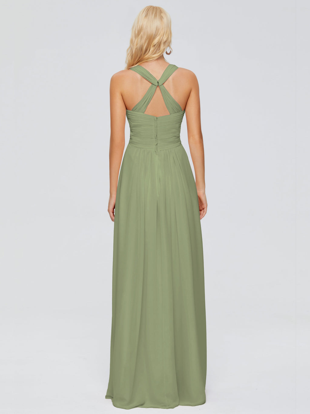 Josephine Spaghetti Straps Chiffon Bridesmaid Dresses