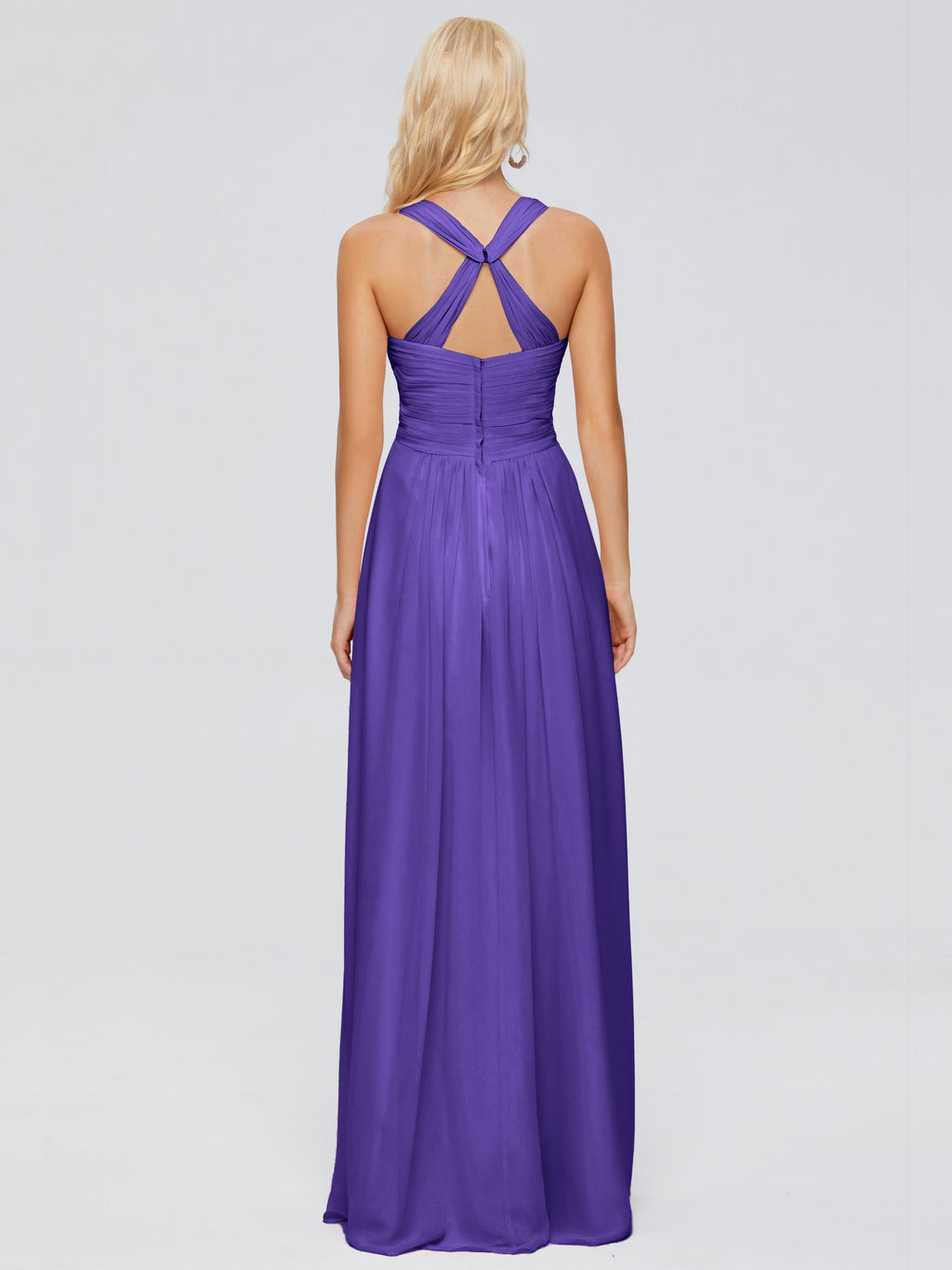 Josephine Spaghetti Straps Chiffon Bridesmaid Dresses