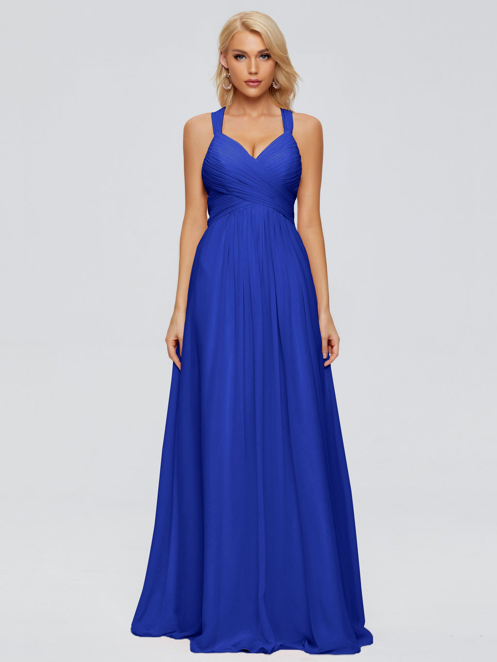Josephine Spaghetti Straps Chiffon Bridesmaid Dresses