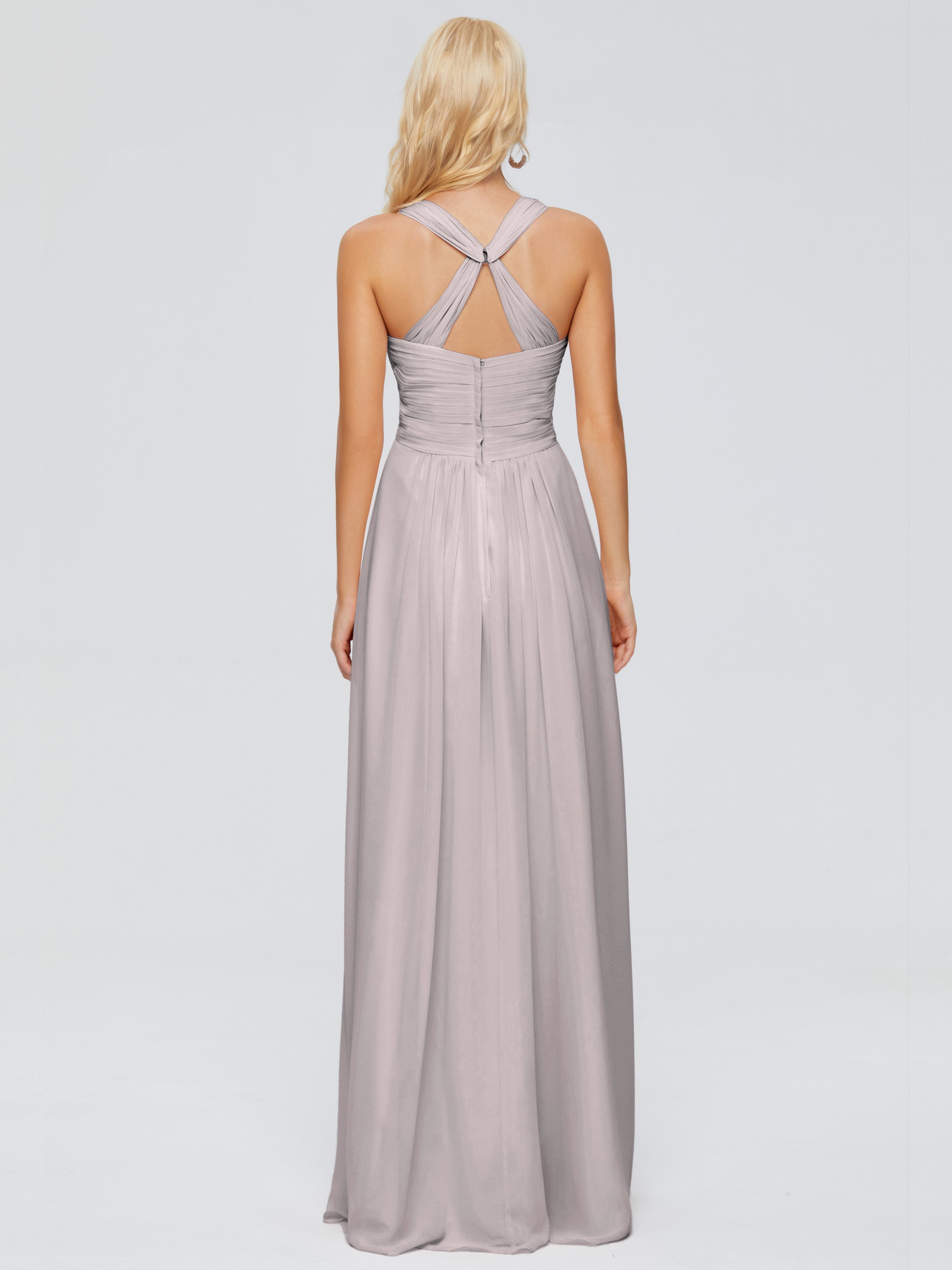 Josephine Spaghetti Straps Chiffon Bridesmaid Dresses