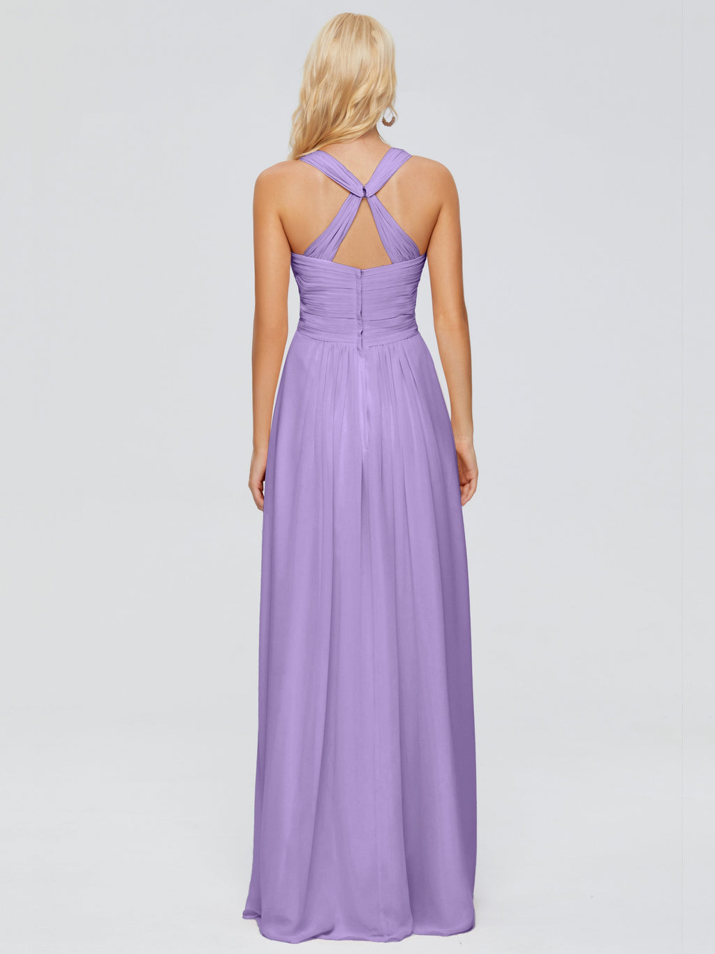 Josephine Spaghetti Straps Chiffon Bridesmaid Dresses