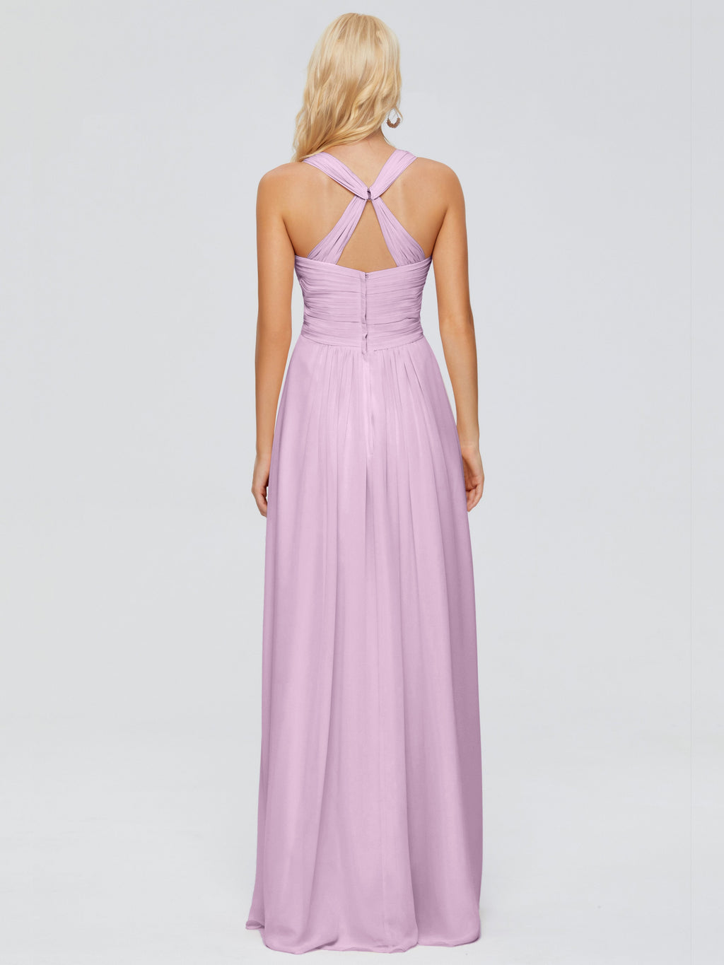 Josephine Spaghetti Straps Chiffon Bridesmaid Dresses