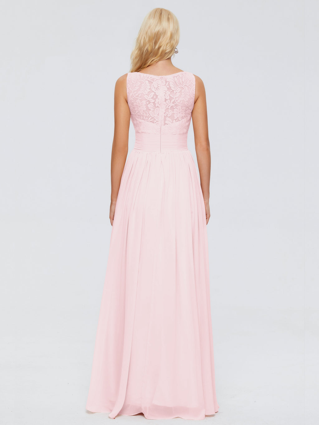 Kayla Straps Lace Chiffon Bridesmaid Dresses