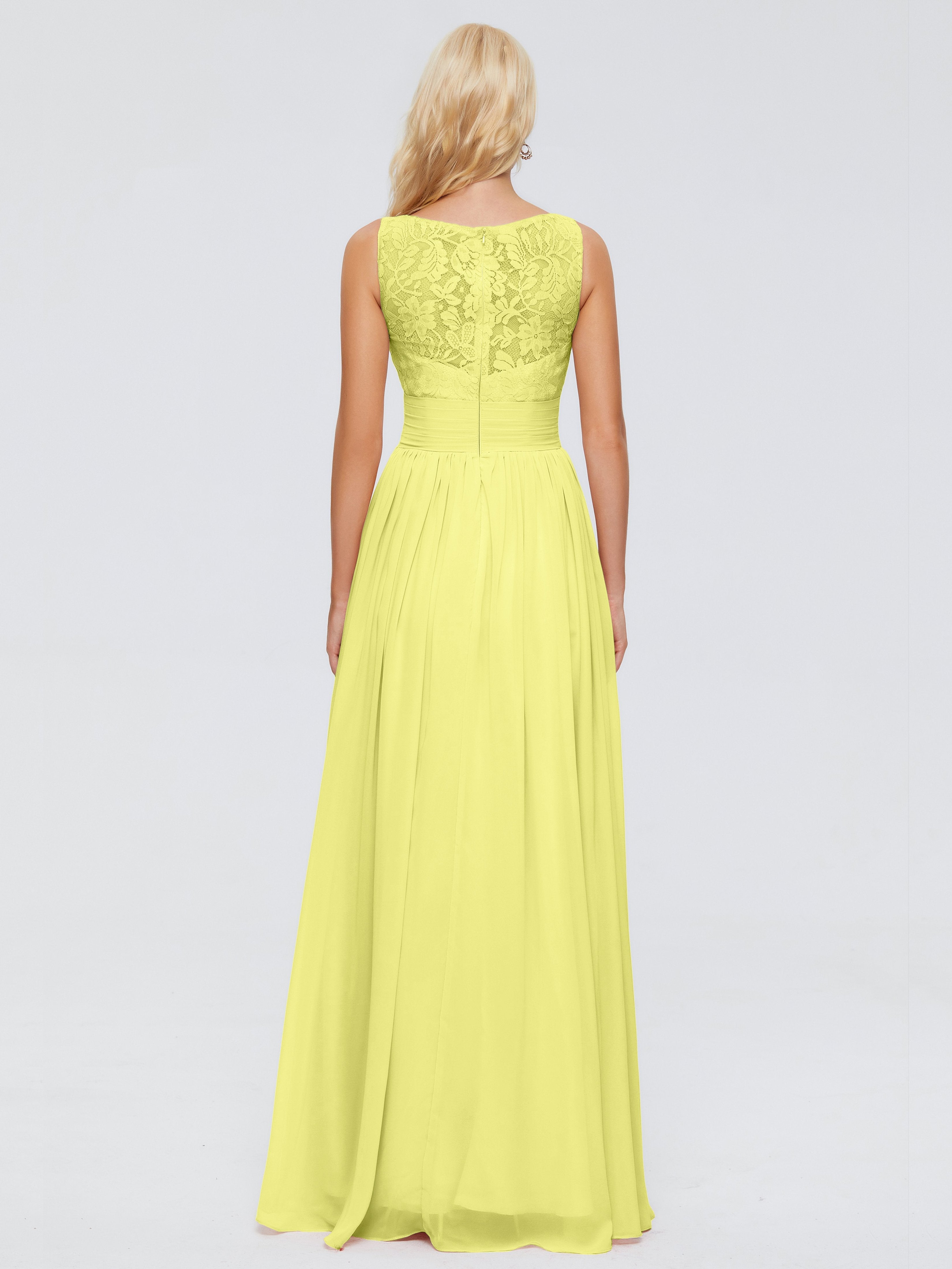 Kayla Straps Lace Chiffon Bridesmaid Dresses