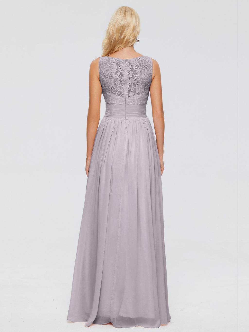 Kayla Straps Lace Chiffon Bridesmaid Dresses