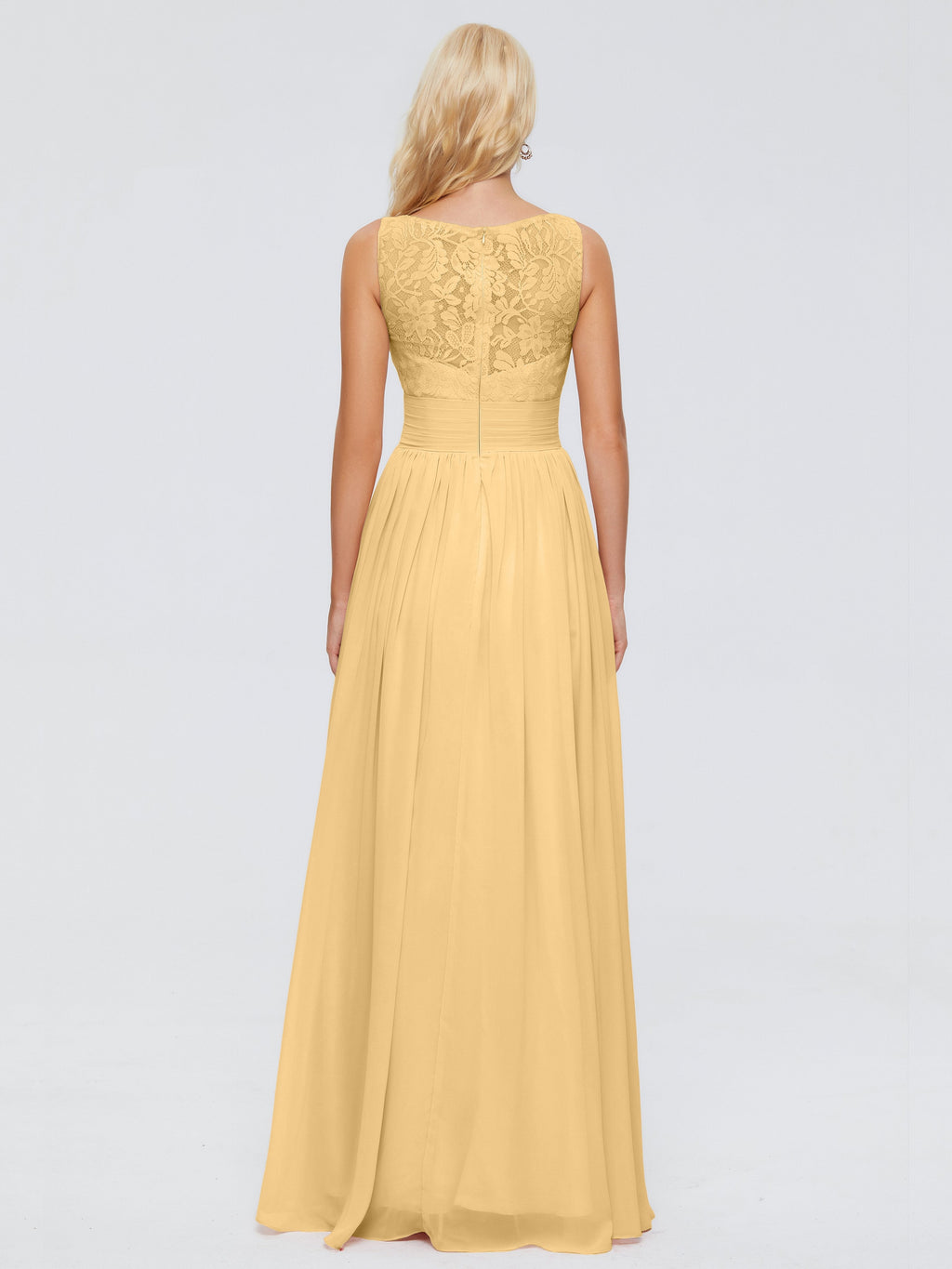 Kayla Straps Lace Chiffon Bridesmaid Dresses