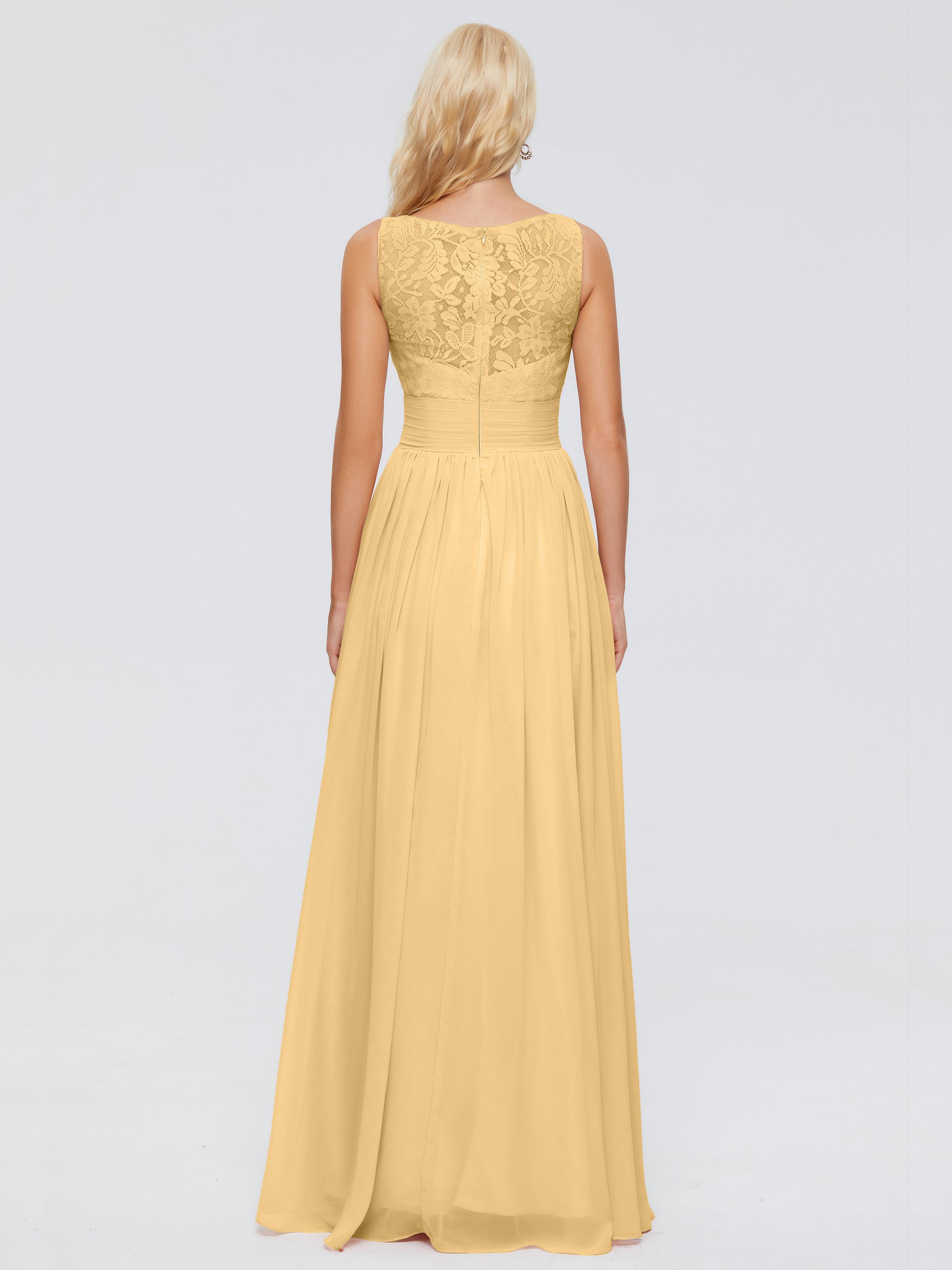 Kayla Straps Lace Chiffon Bridesmaid Dresses