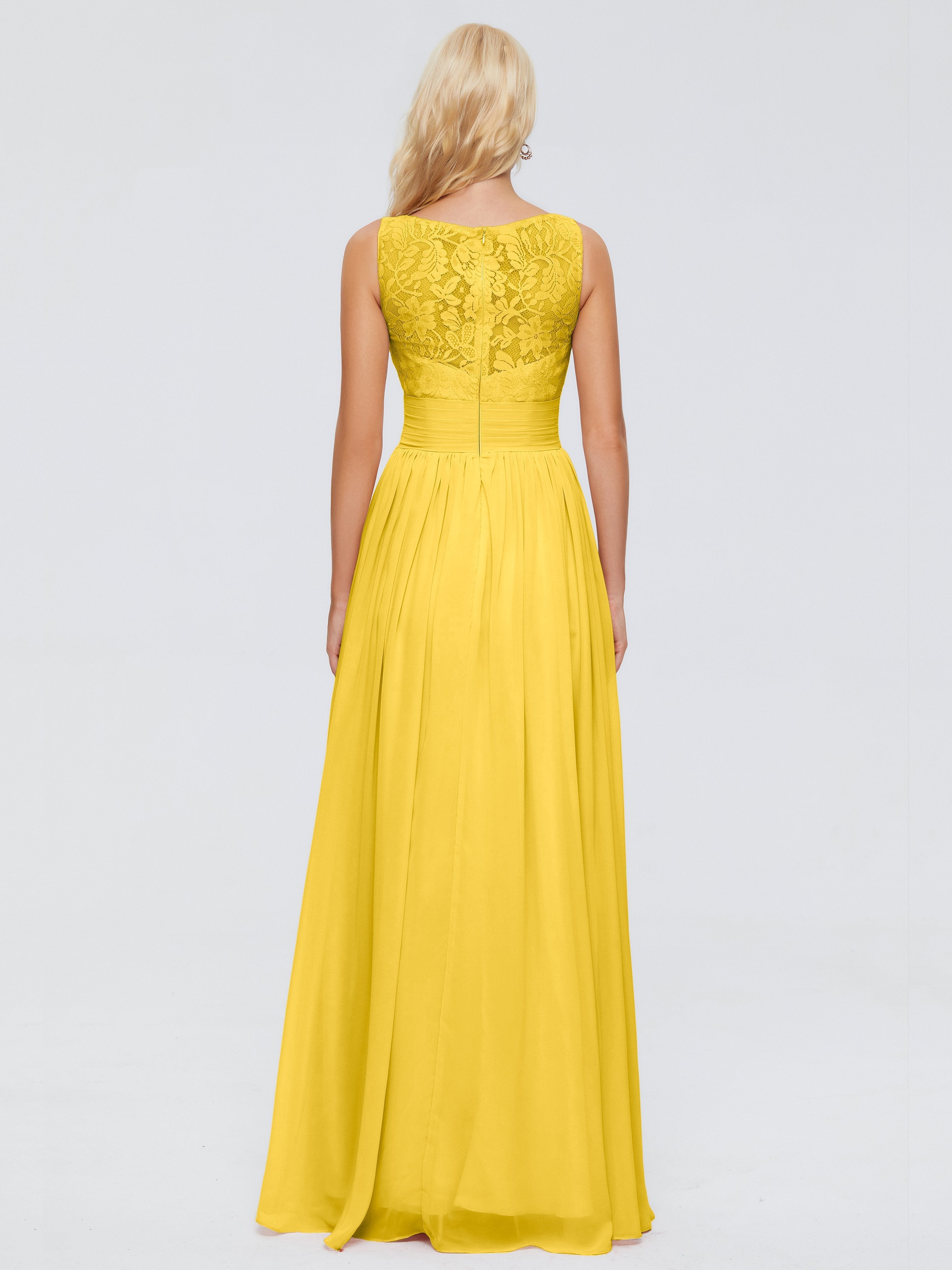 Kayla Straps Lace Chiffon Bridesmaid Dresses