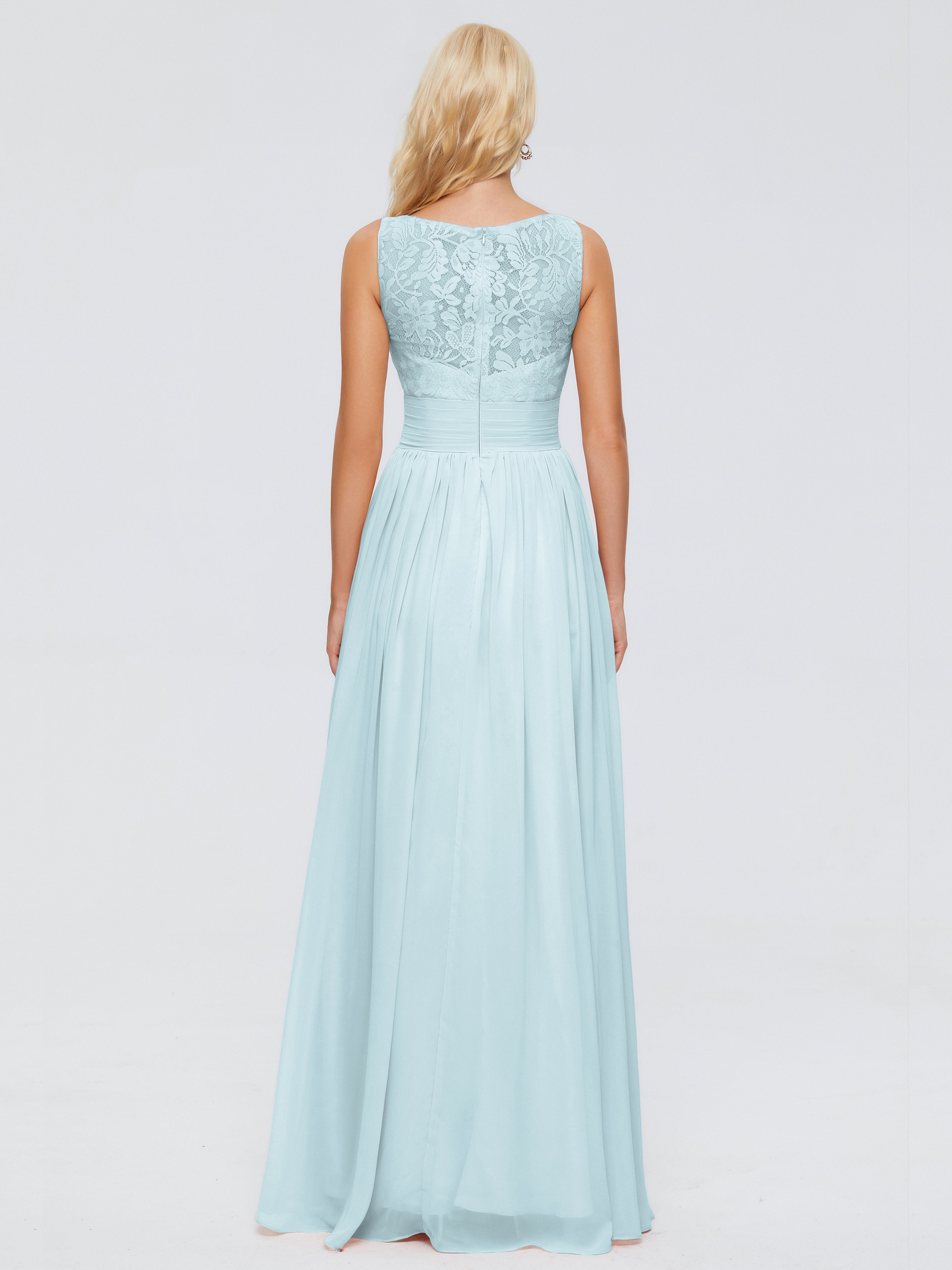 Kayla Straps Lace Chiffon Bridesmaid Dresses