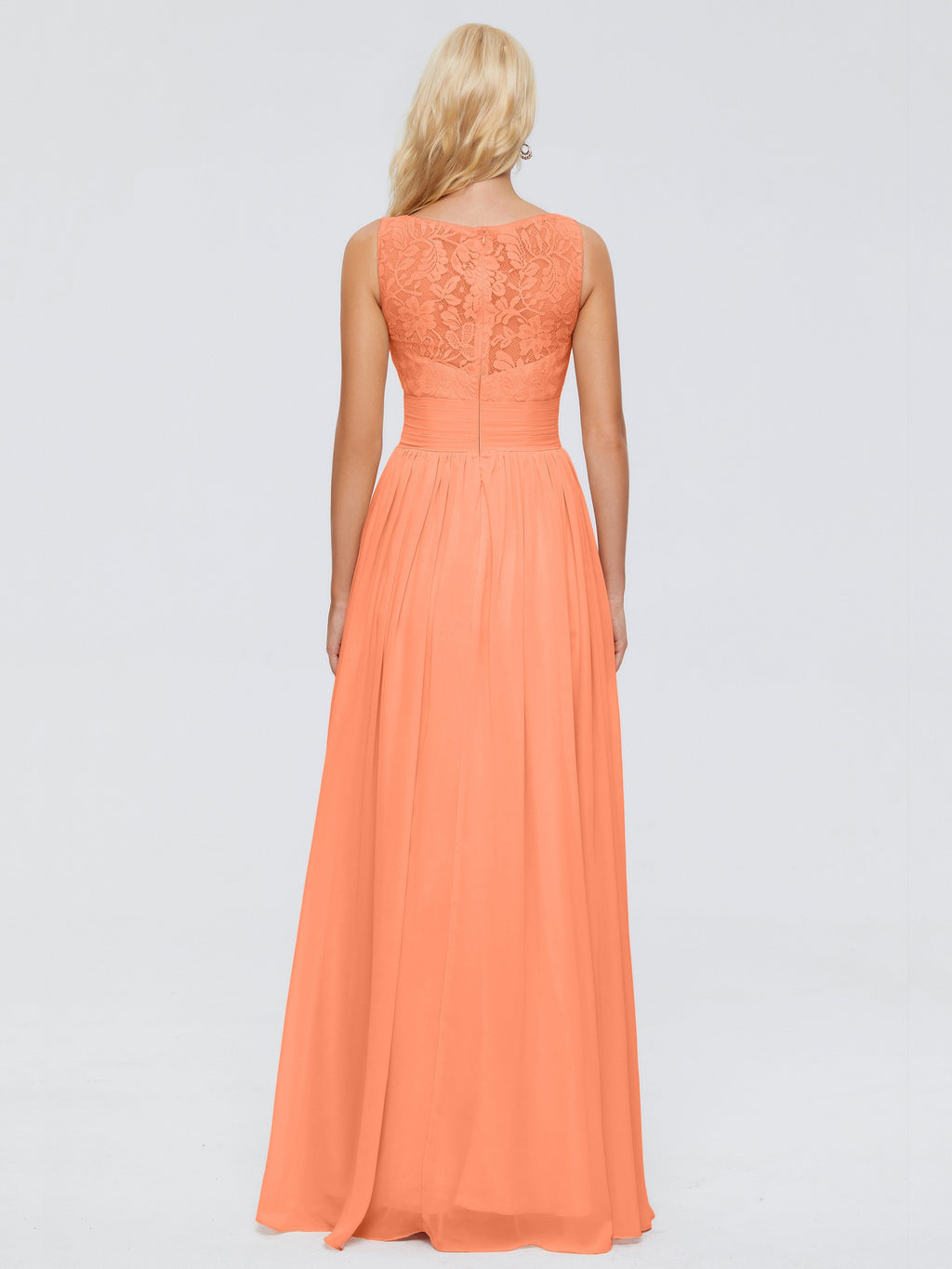 Kayla Straps Lace Chiffon Bridesmaid Dresses
